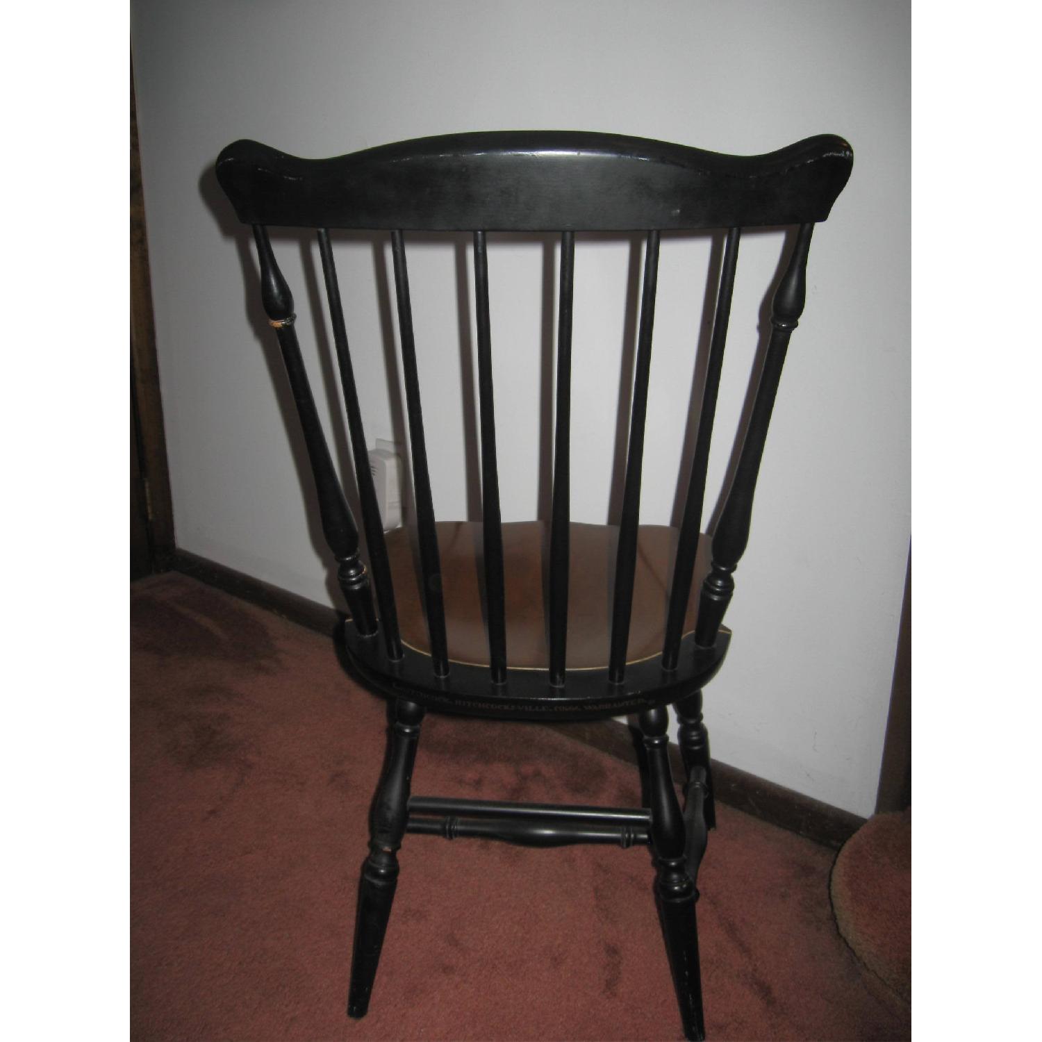 L. Hitchcock Dining Table w/ 1 Chair - image-3