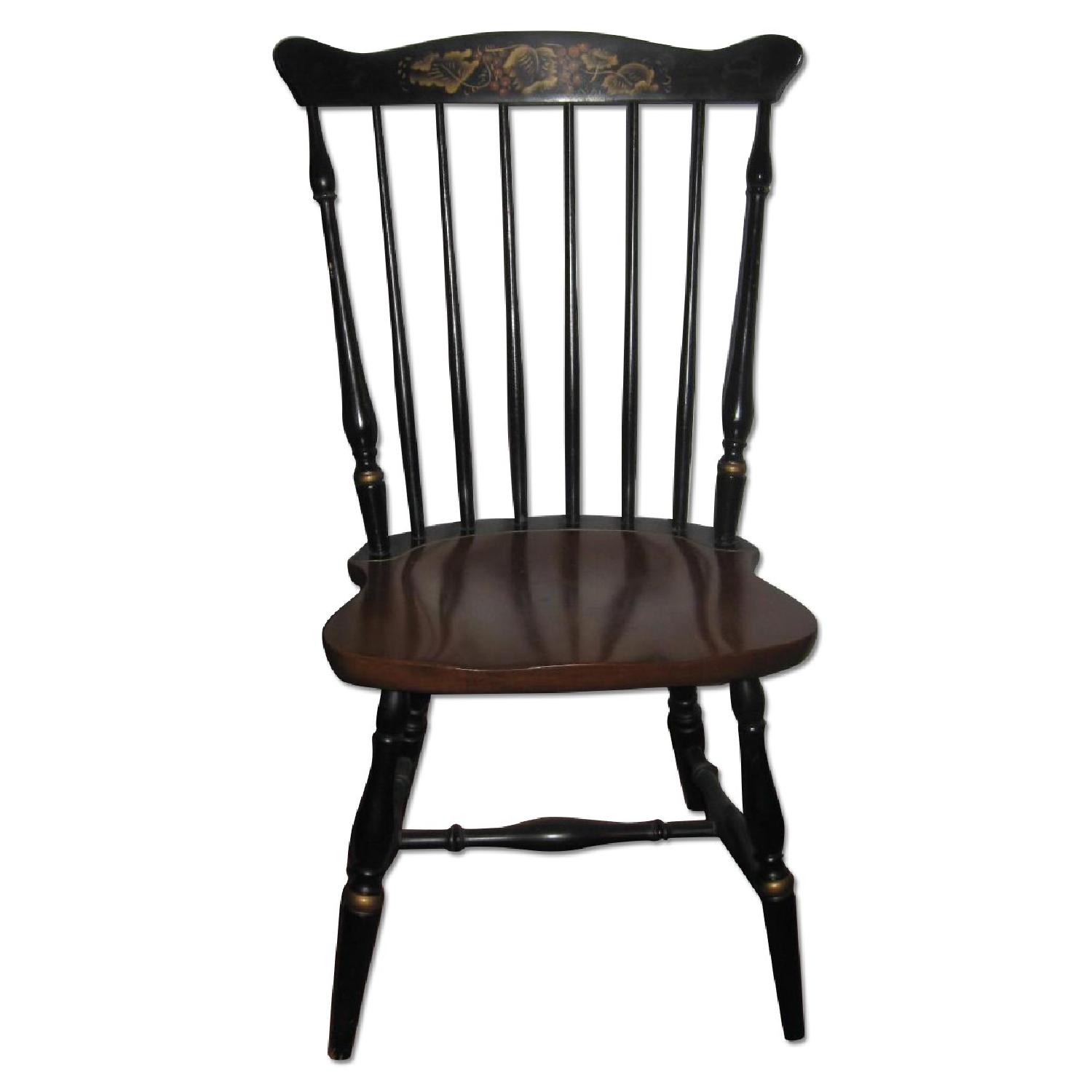 L. Hitchcock Dining Table w/ 1 Chair - image-5