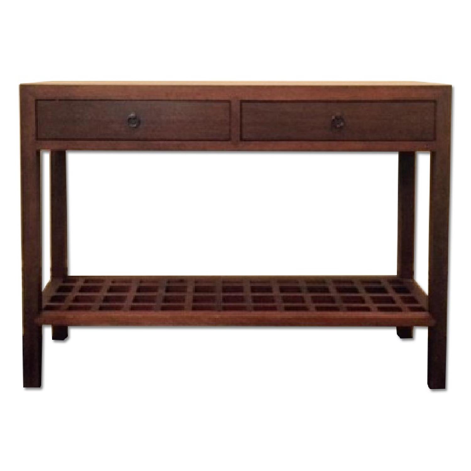 Scandinavian Entryway Console Table - image-0