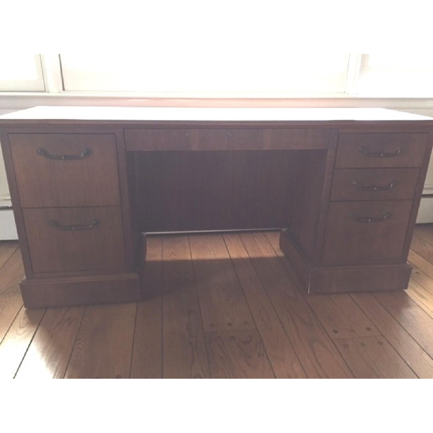 Alma Desk Company Executive Desk/Credenza AptDeco