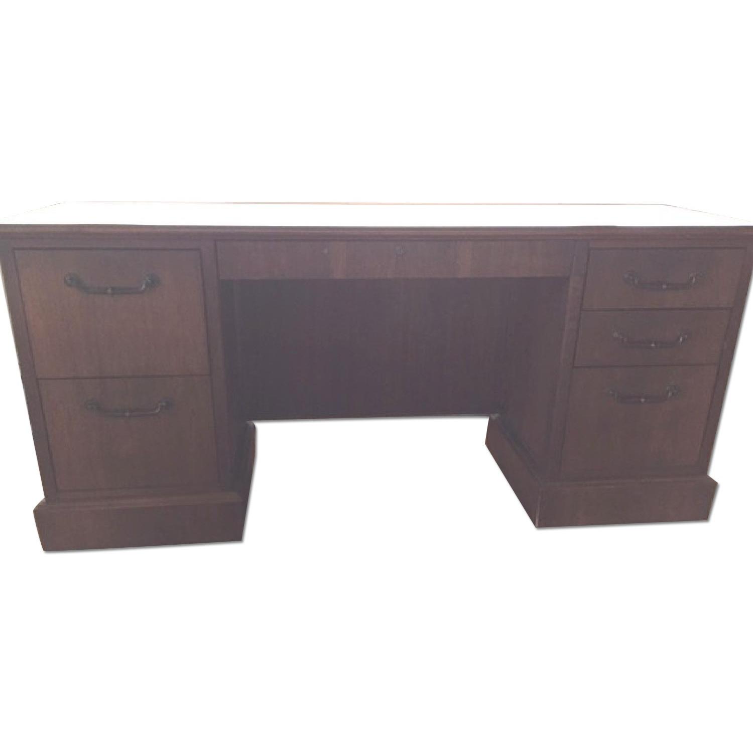 Alma Desk Company Executive Desk/Credenza AptDeco