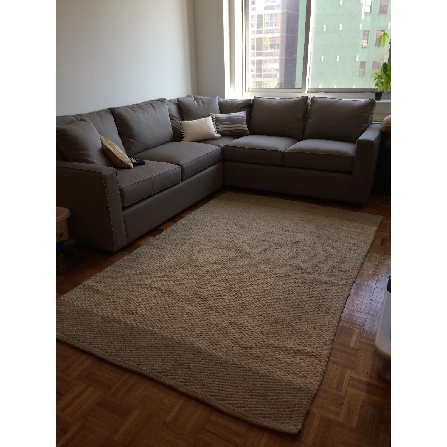 West Elm Oasis Flatweave Rug - image-9