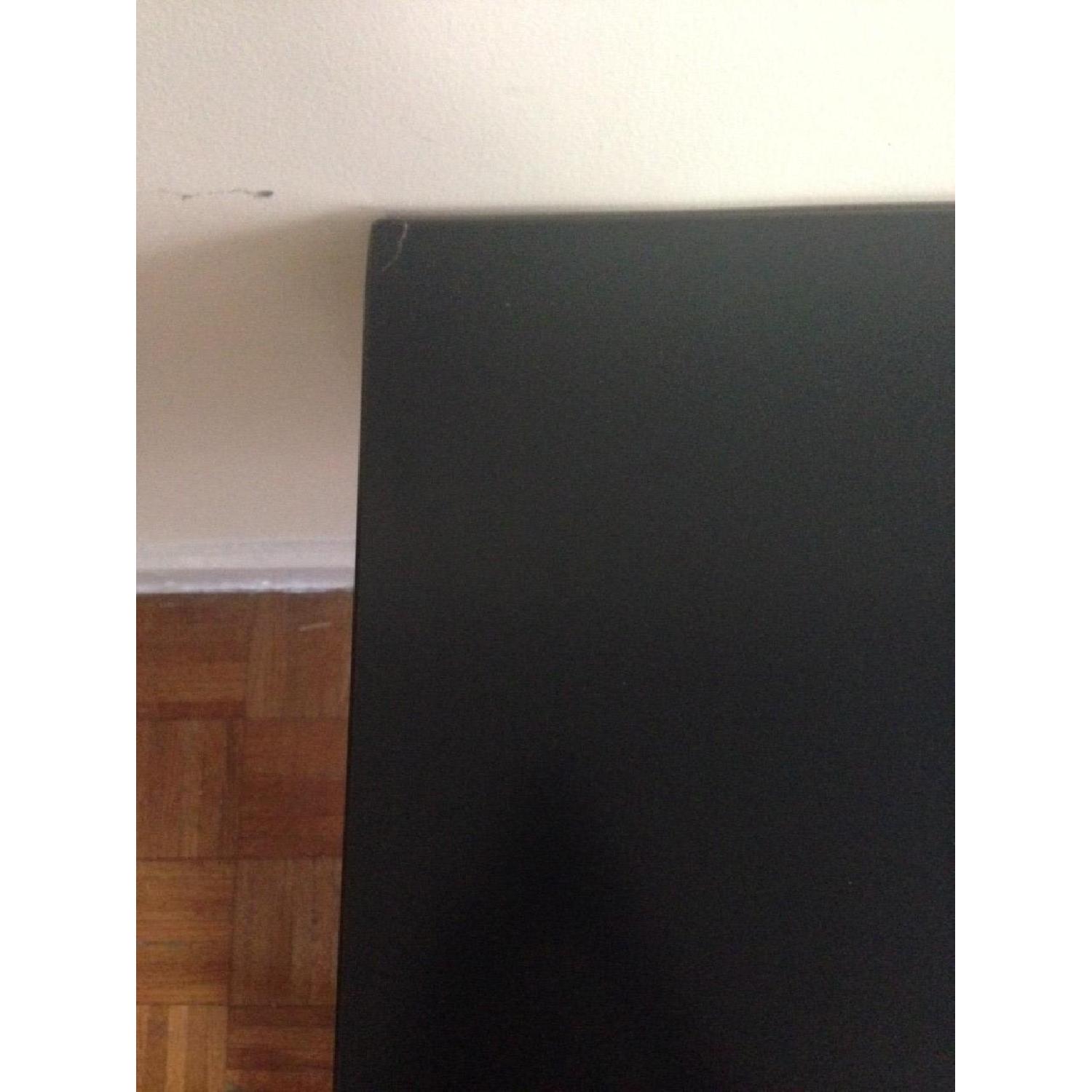 Black Writing Desk with Storage Drawer - image-2