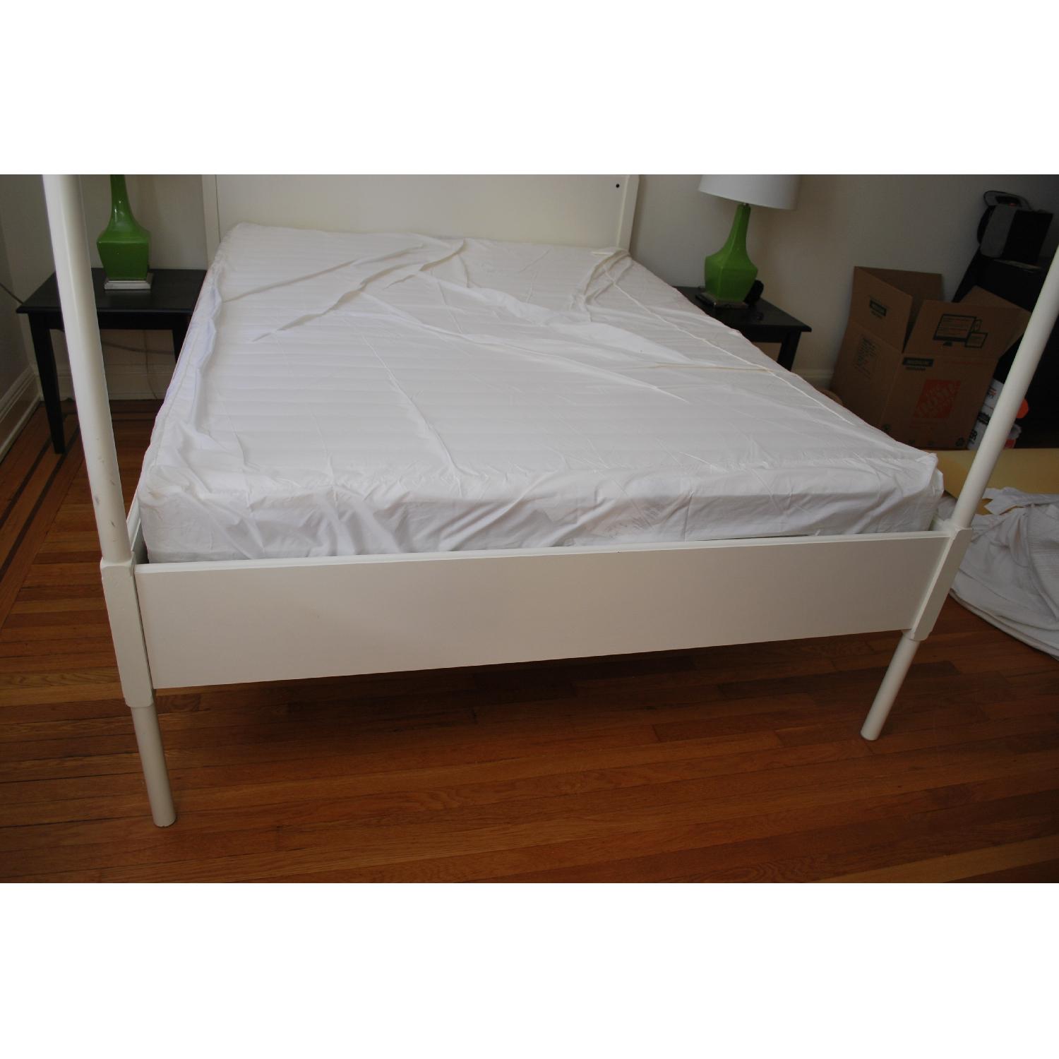 Ikea Edland Four Poster Queen Bed - image-6