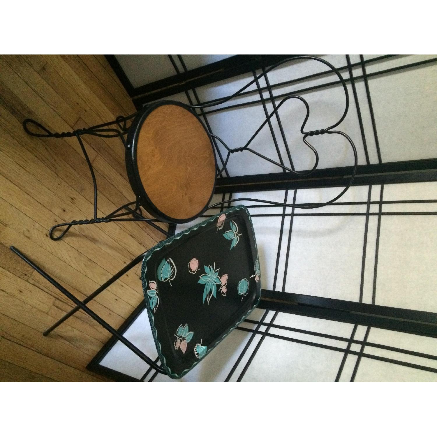 Cal-Dak Mid-Century Foldable/Stackable Metal TV Trays - Set of 4 - image-4