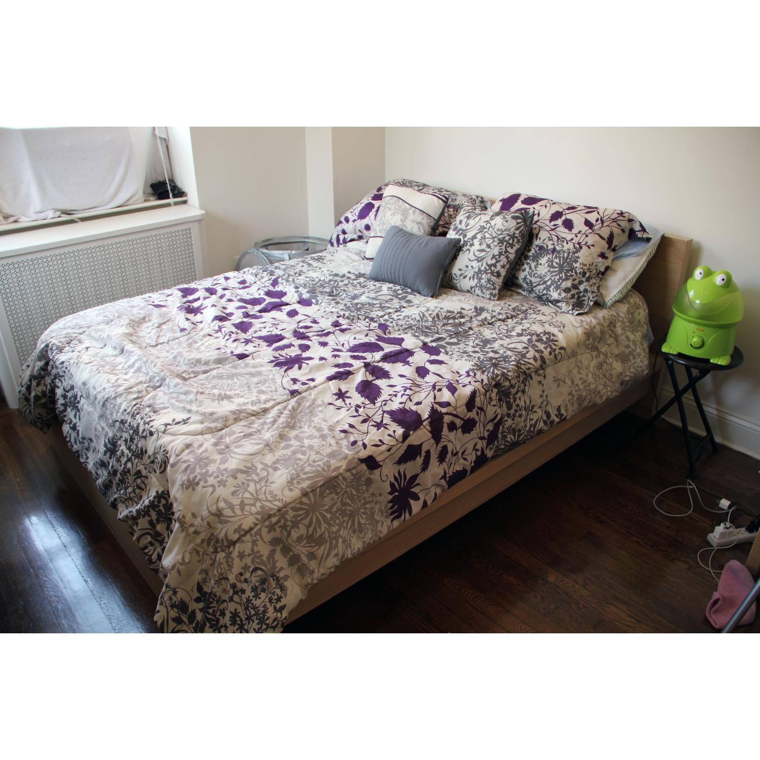 Ikea Malm Full Sized Bed Frame in Birch AptDeco