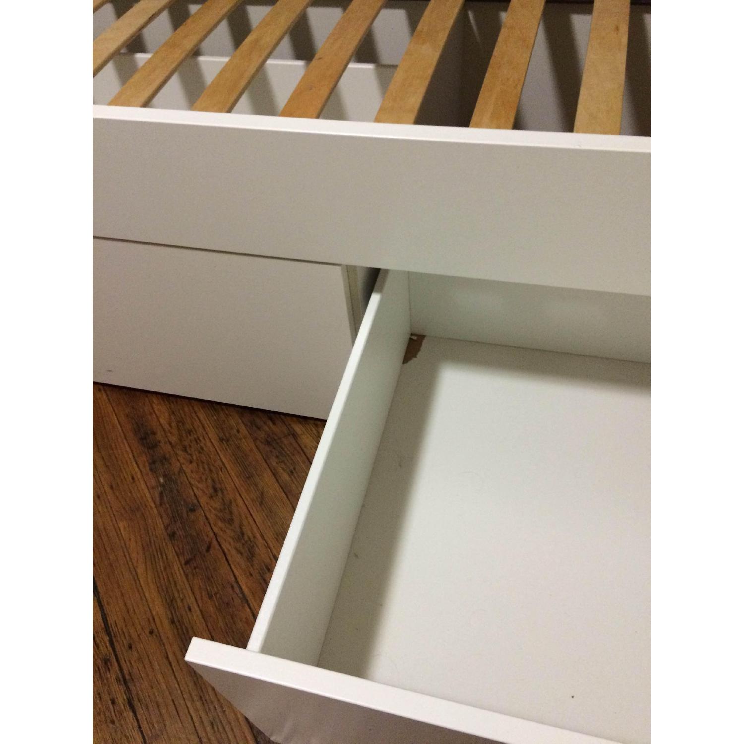 Ikea Brimnes Queen Size bed Frame w/ Storage & Headboard - image-5