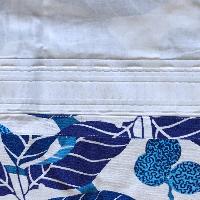 Ikea Stockholm Blad Blue White Curtains Pair Aptdeco