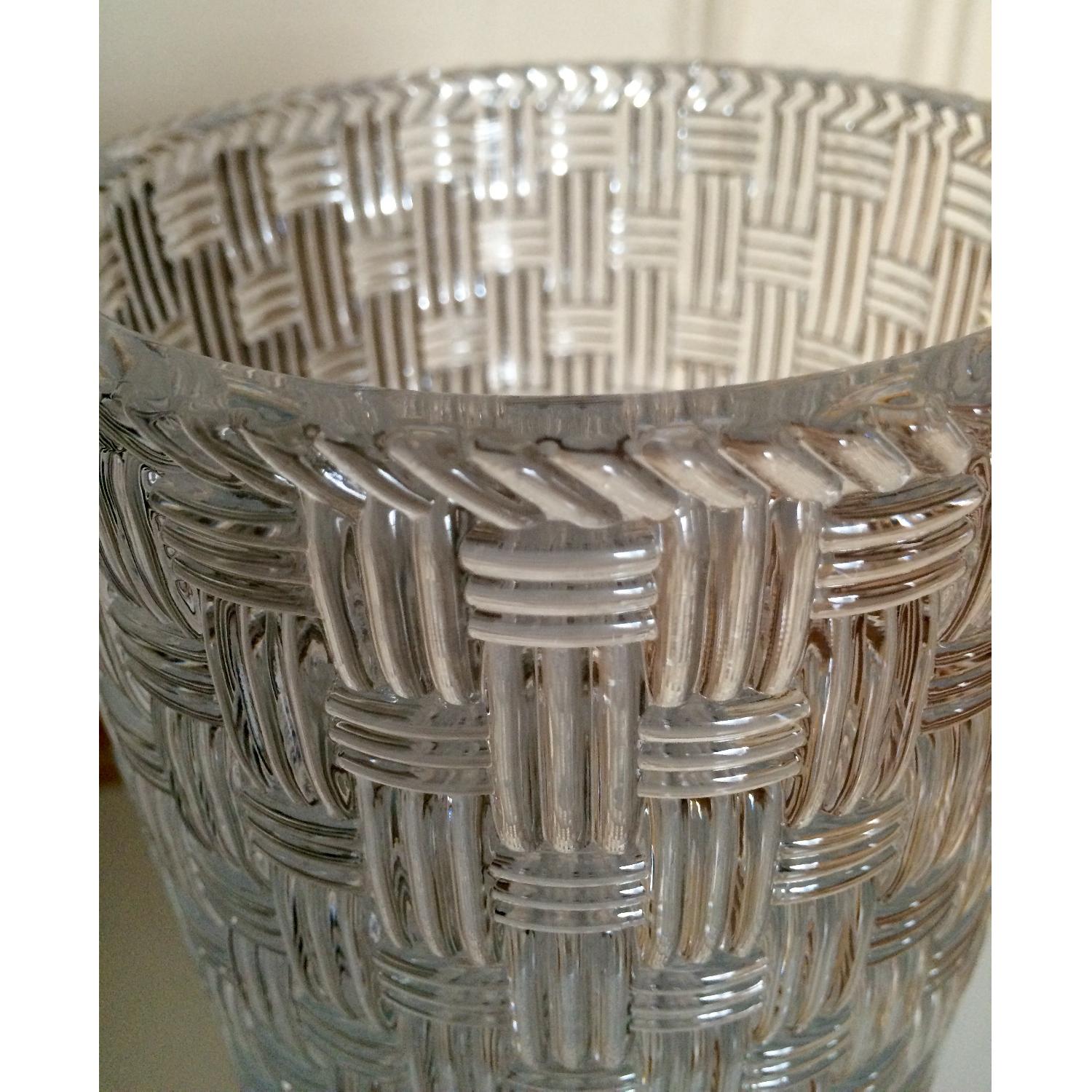 Tiffany Woven Cylinder Crystal Vase - image-3