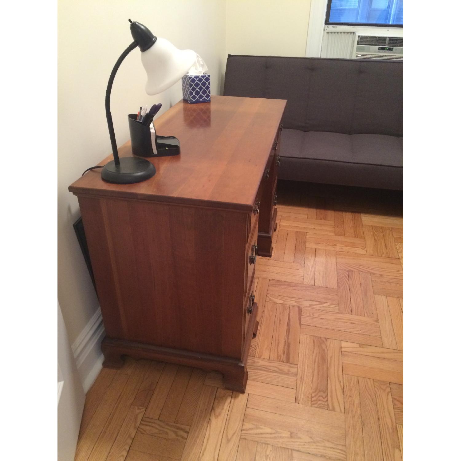 Davis Cabinet Company 1960s Cherry Wood Desk - image-2