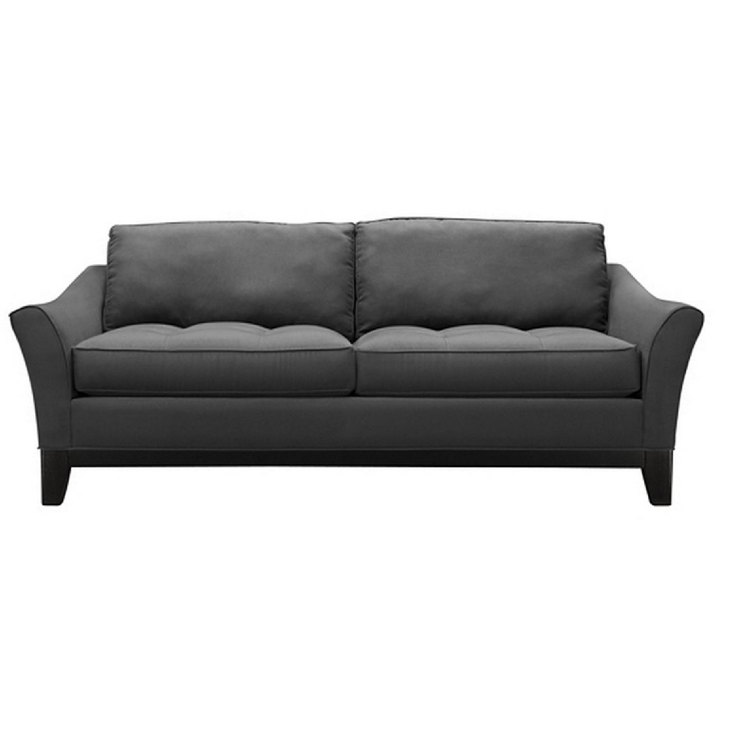 Raymour & Flanigan Rory Microfiber Sofa - image-3