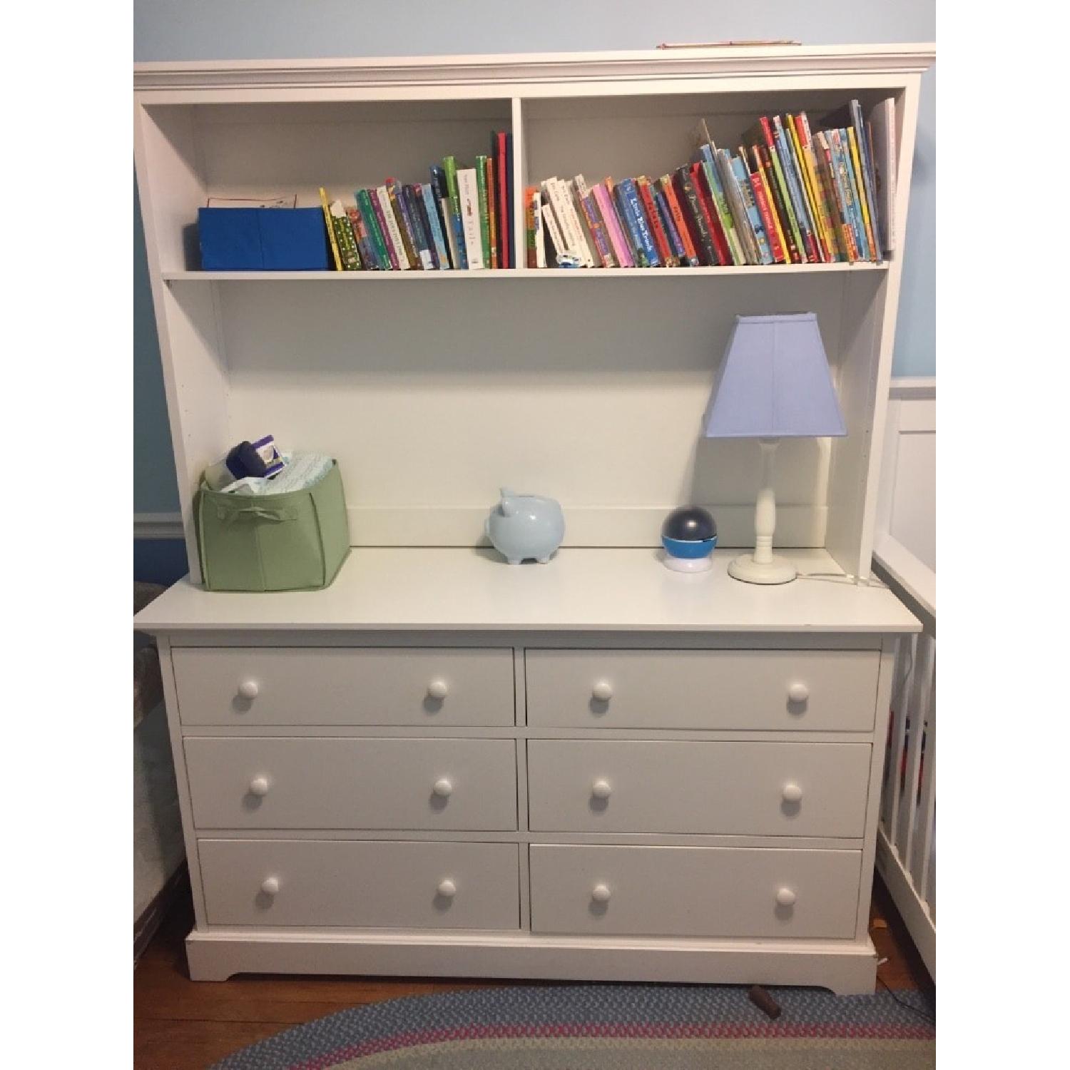 Munire Children's Crib w/ Conversion + Dresser w/ Hutch - image-1