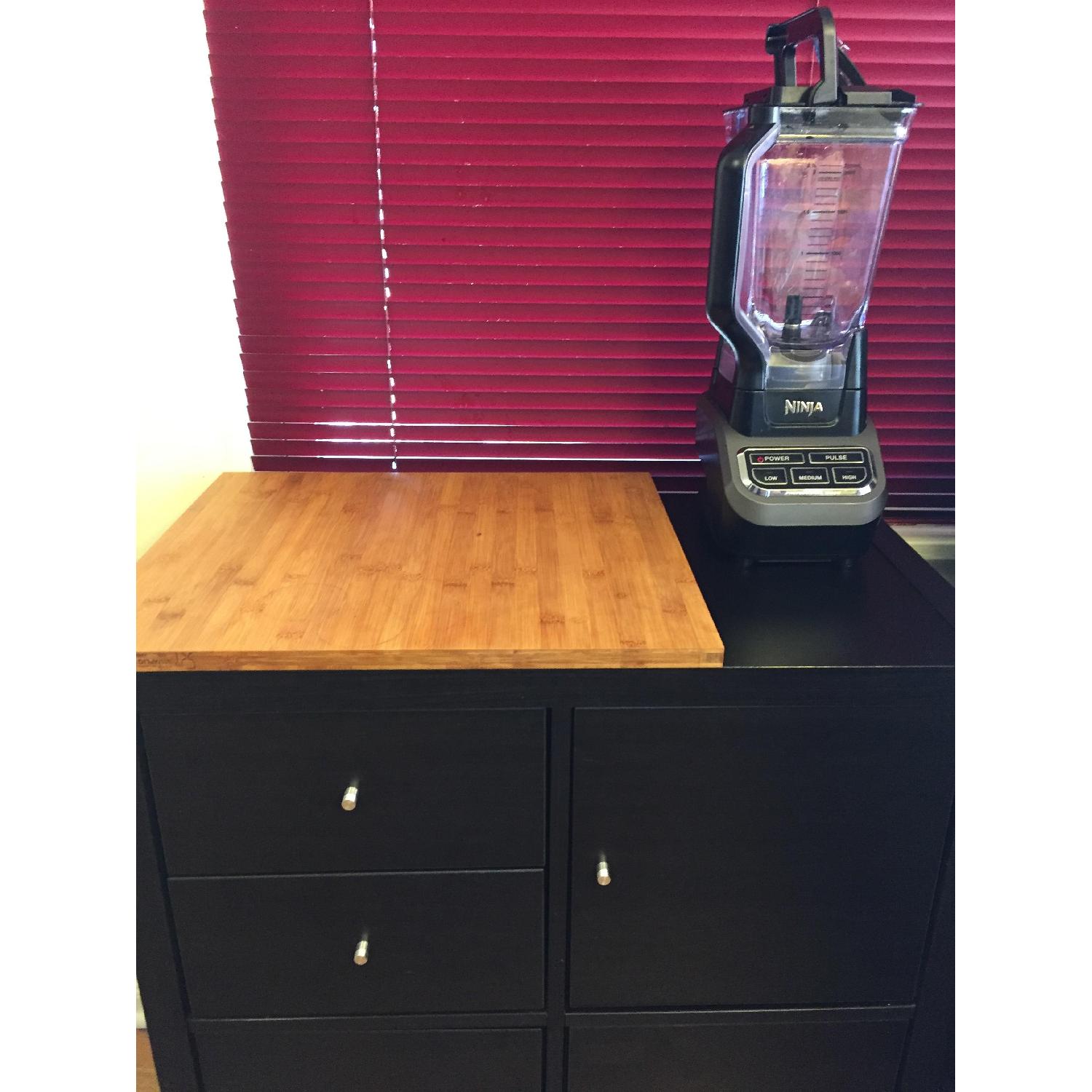 Ikea Shelving Cabinet w/ Wheels - image-1