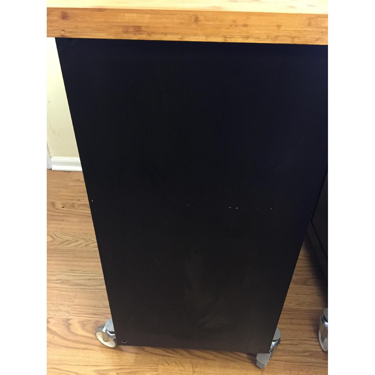 Ikea Shelving Cabinet w/ Wheels - image-3
