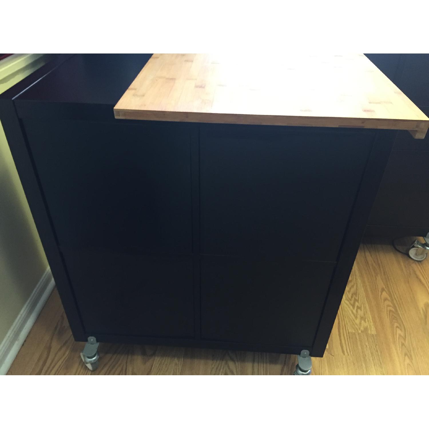 Ikea Shelving Cabinet w/ Wheels - image-4
