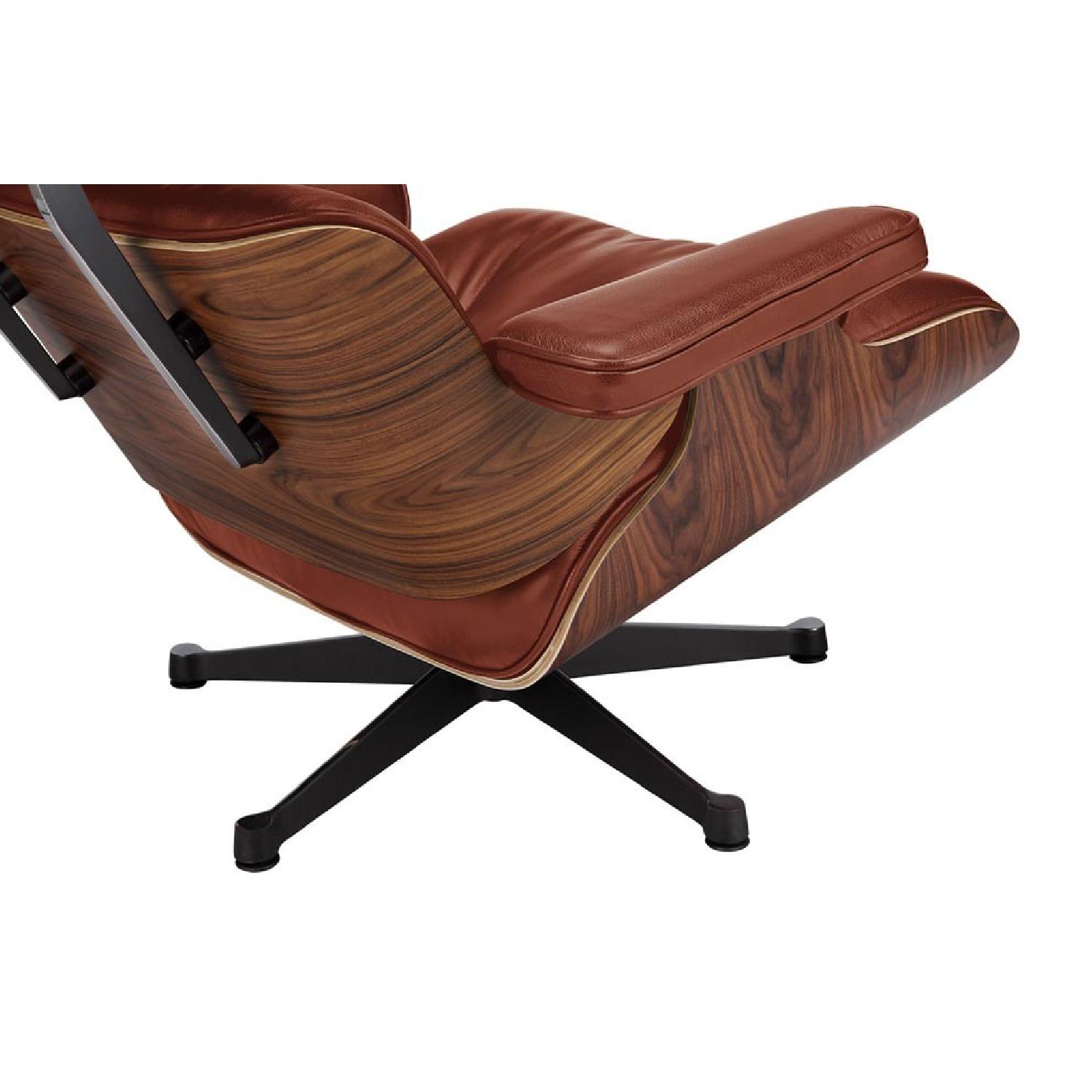 Eames Lounge Chair Replica in Antique Brown - image-3