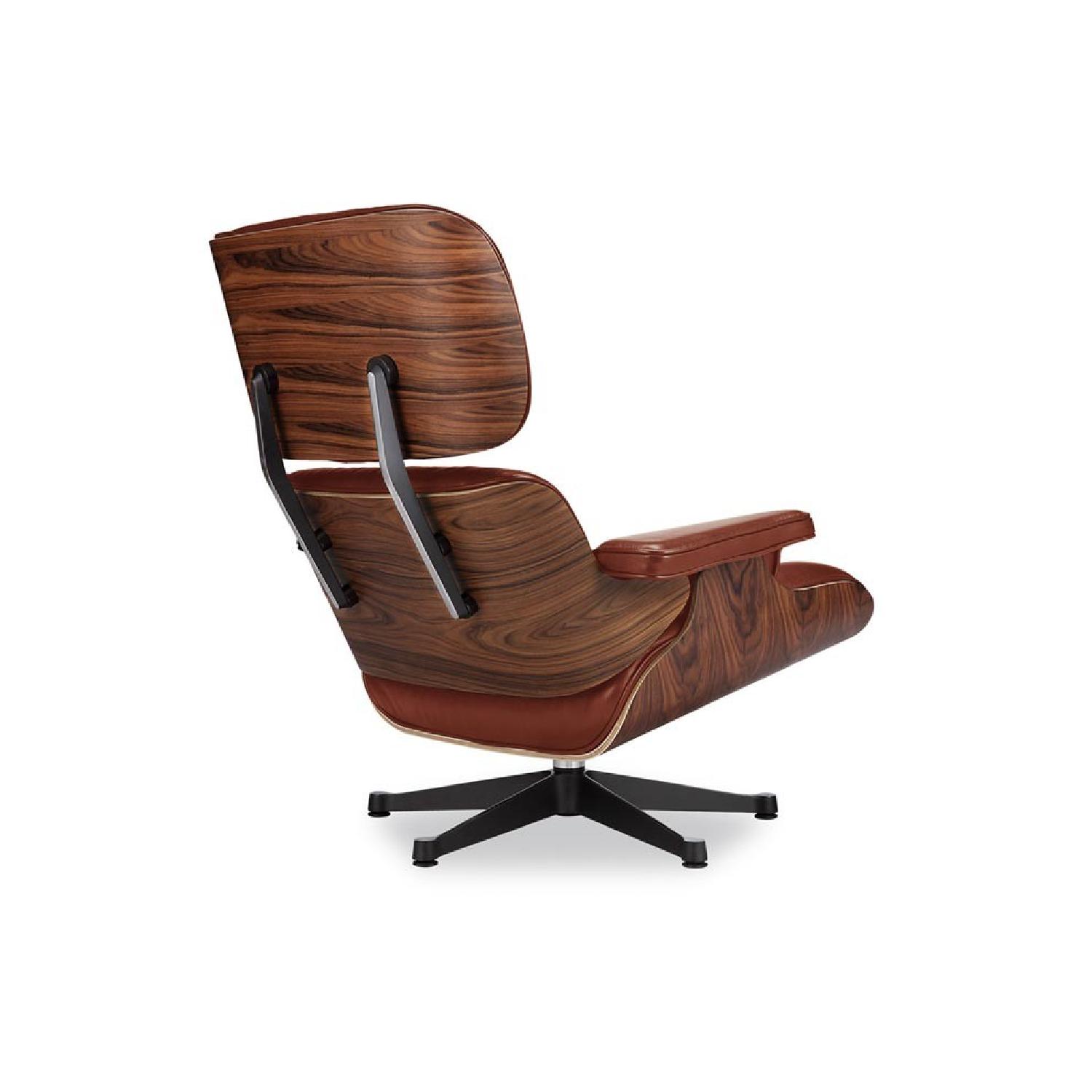 Eames Lounge Chair Replica in Antique Brown - image-4