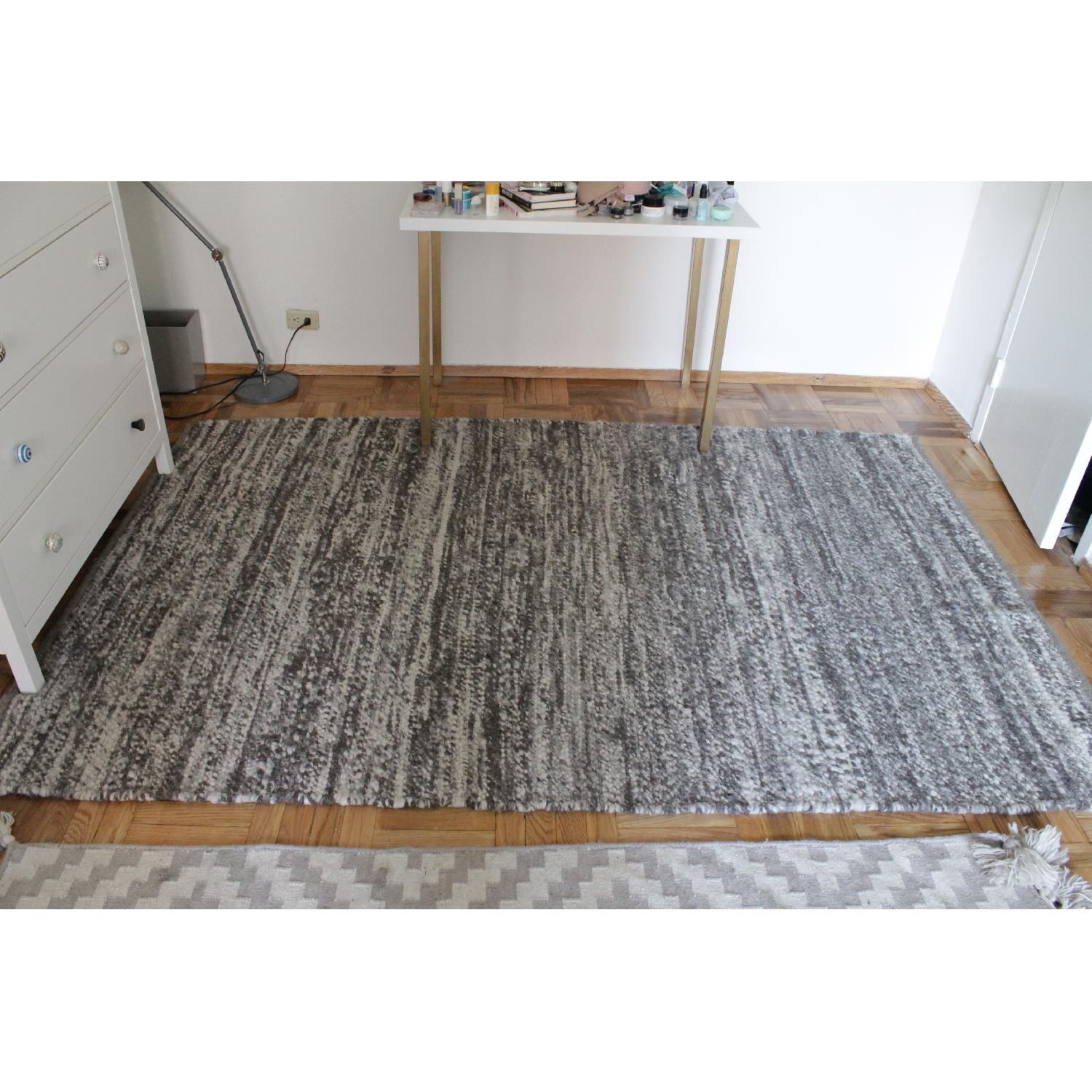 West Elm Sweater Wool Rug in Charcoal - image-1