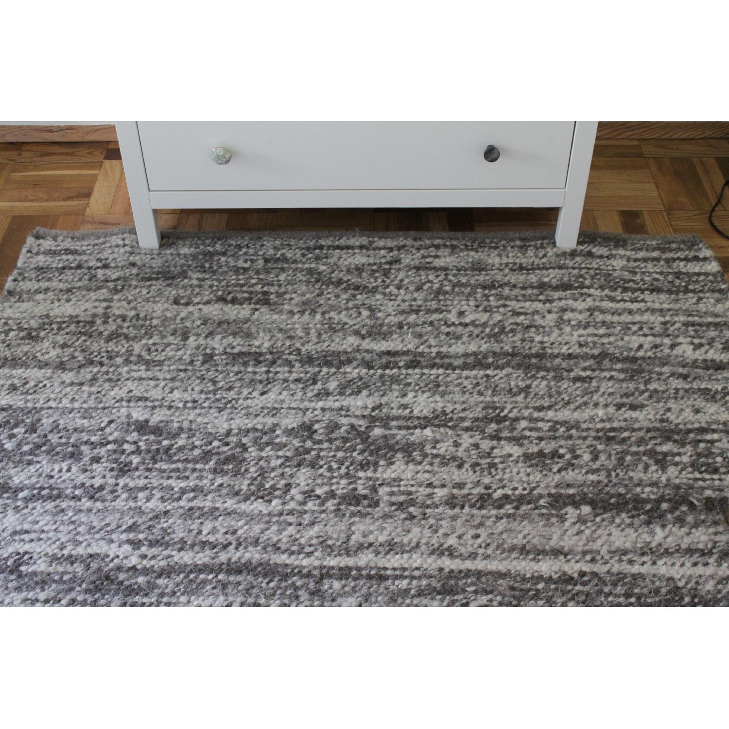 West Elm Sweater Wool Rug in Charcoal - image-7