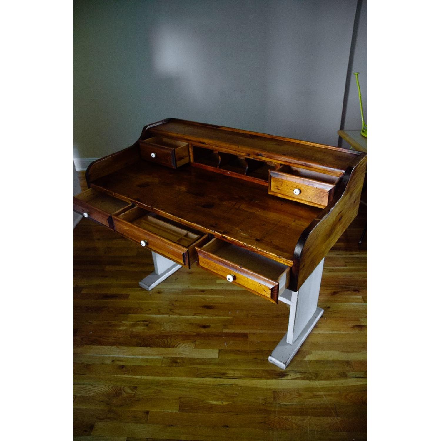 Mastercraft Furniture Vintage Wood Desk - image-4