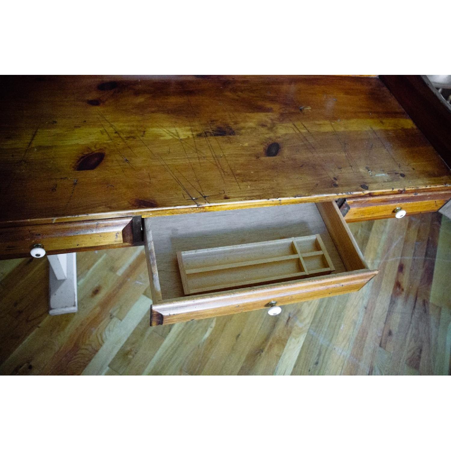 Mastercraft Furniture Vintage Wood Desk - image-6