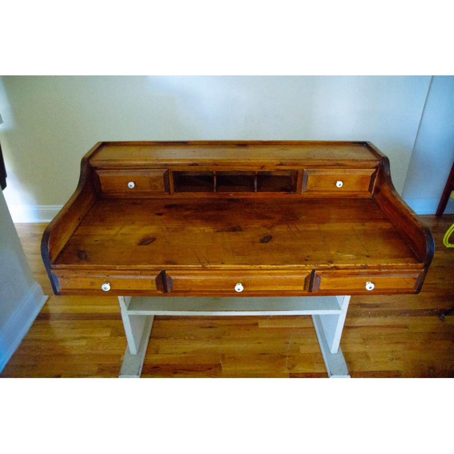 Mastercraft Furniture Vintage Wood Desk - image-7