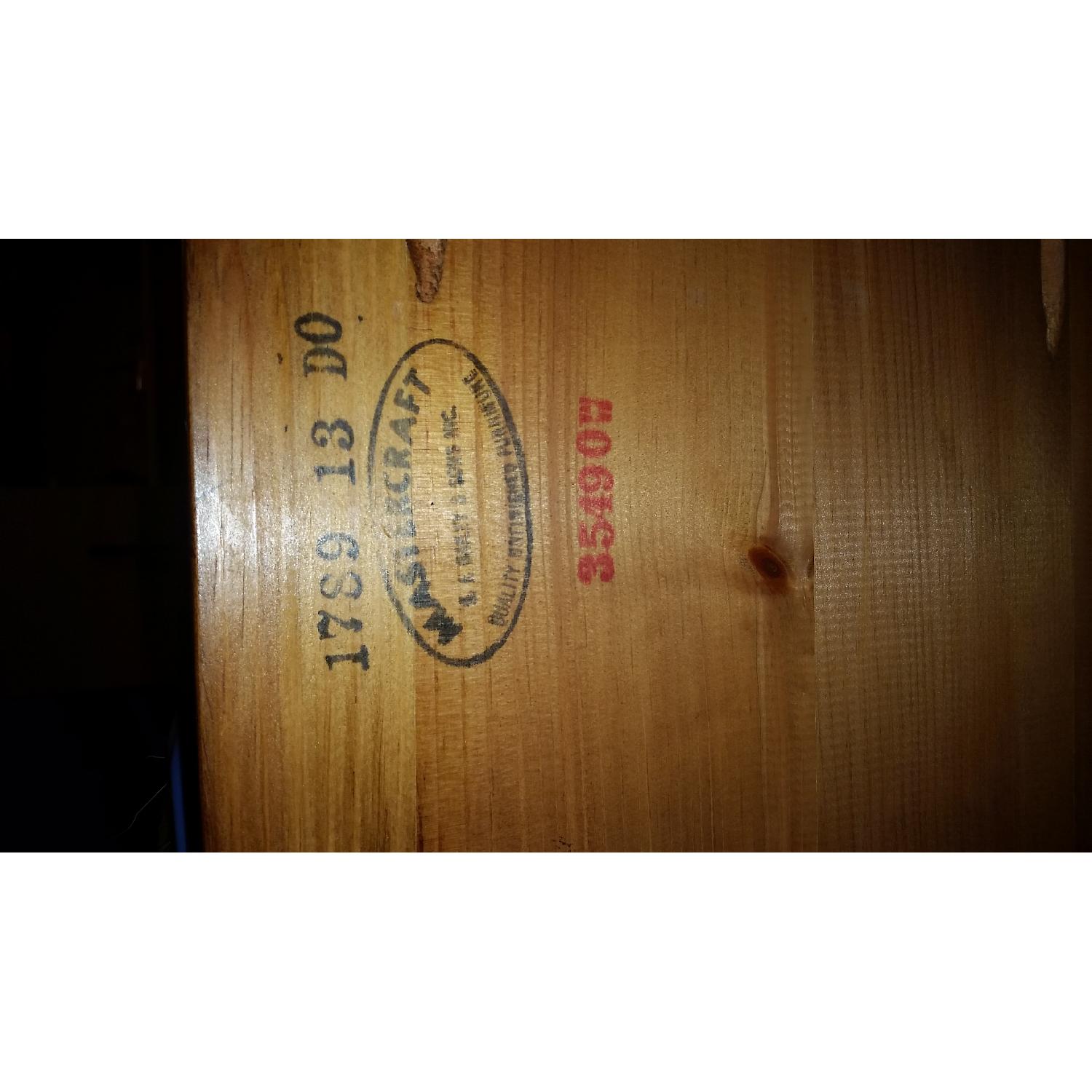 Mastercraft Furniture Vintage Wood Desk - image-10