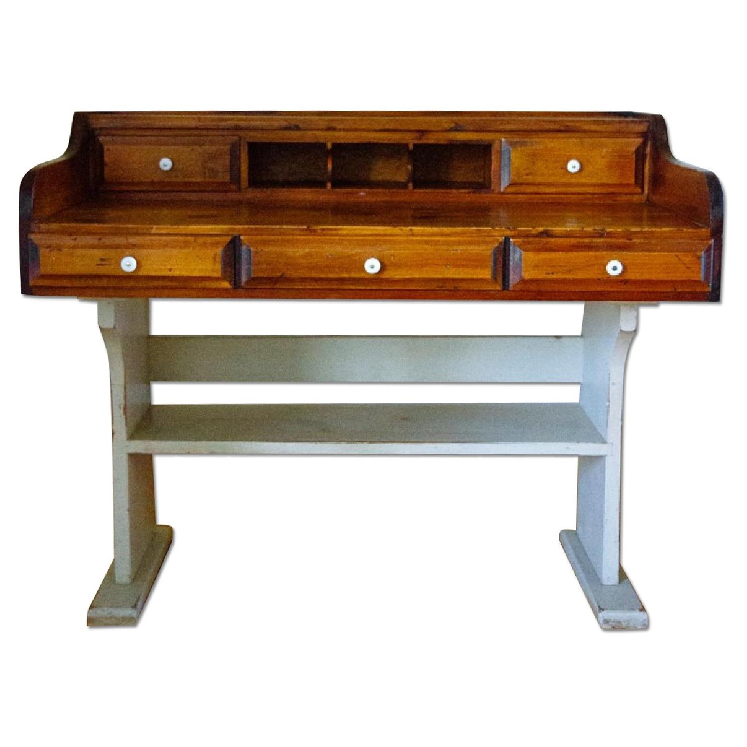 Mastercraft Furniture Vintage Wood Desk - image-0