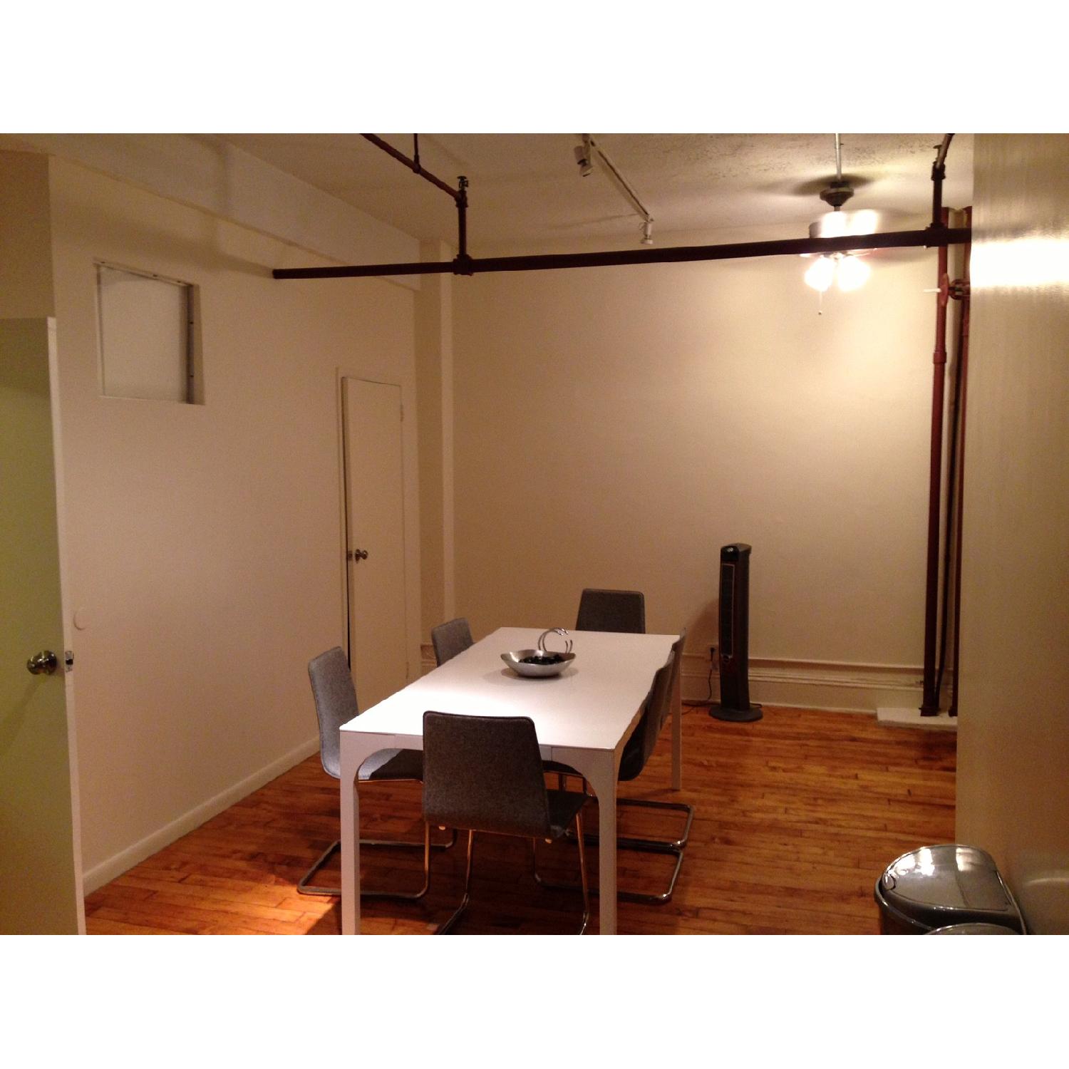 CB2 Dining Room Table w/ 6 Chairs - image-3