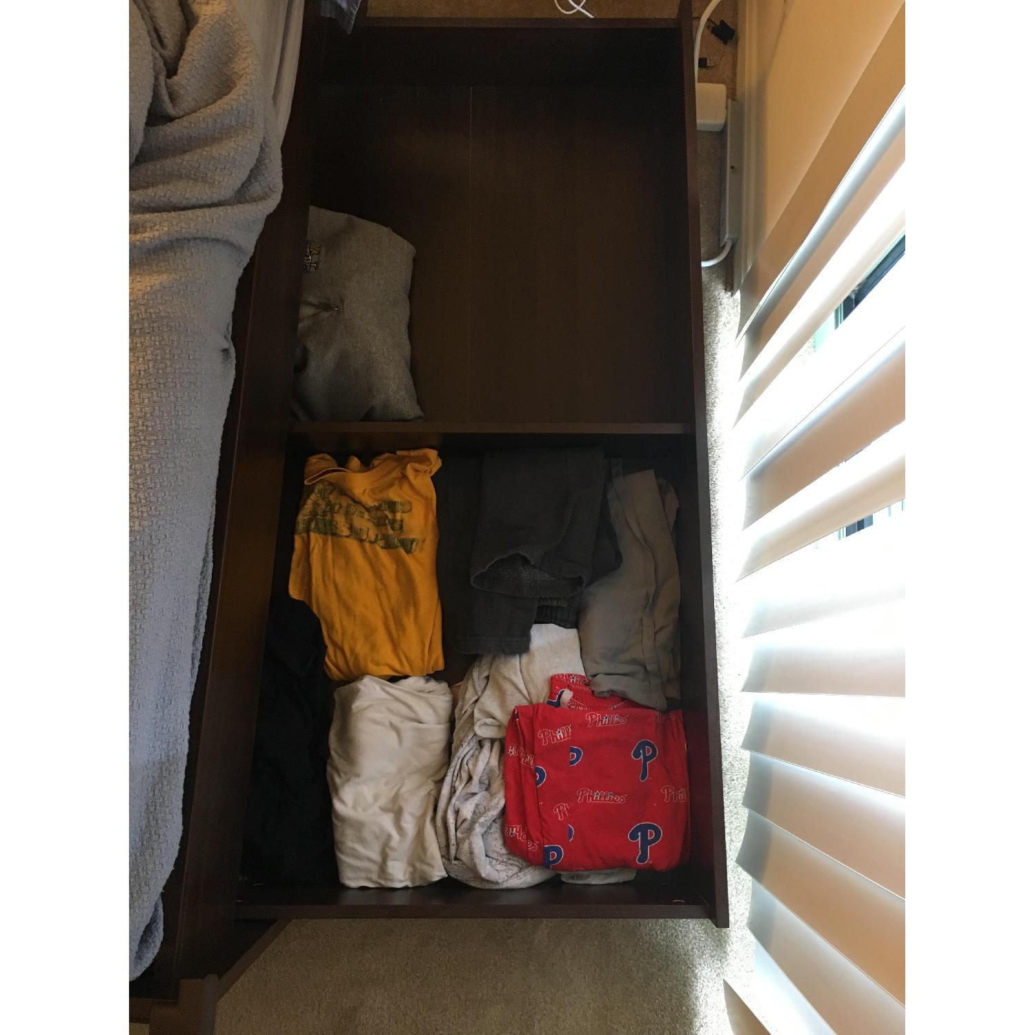 Ikea Brusali Bed Frame W Four Storage Boxes Aptdeco