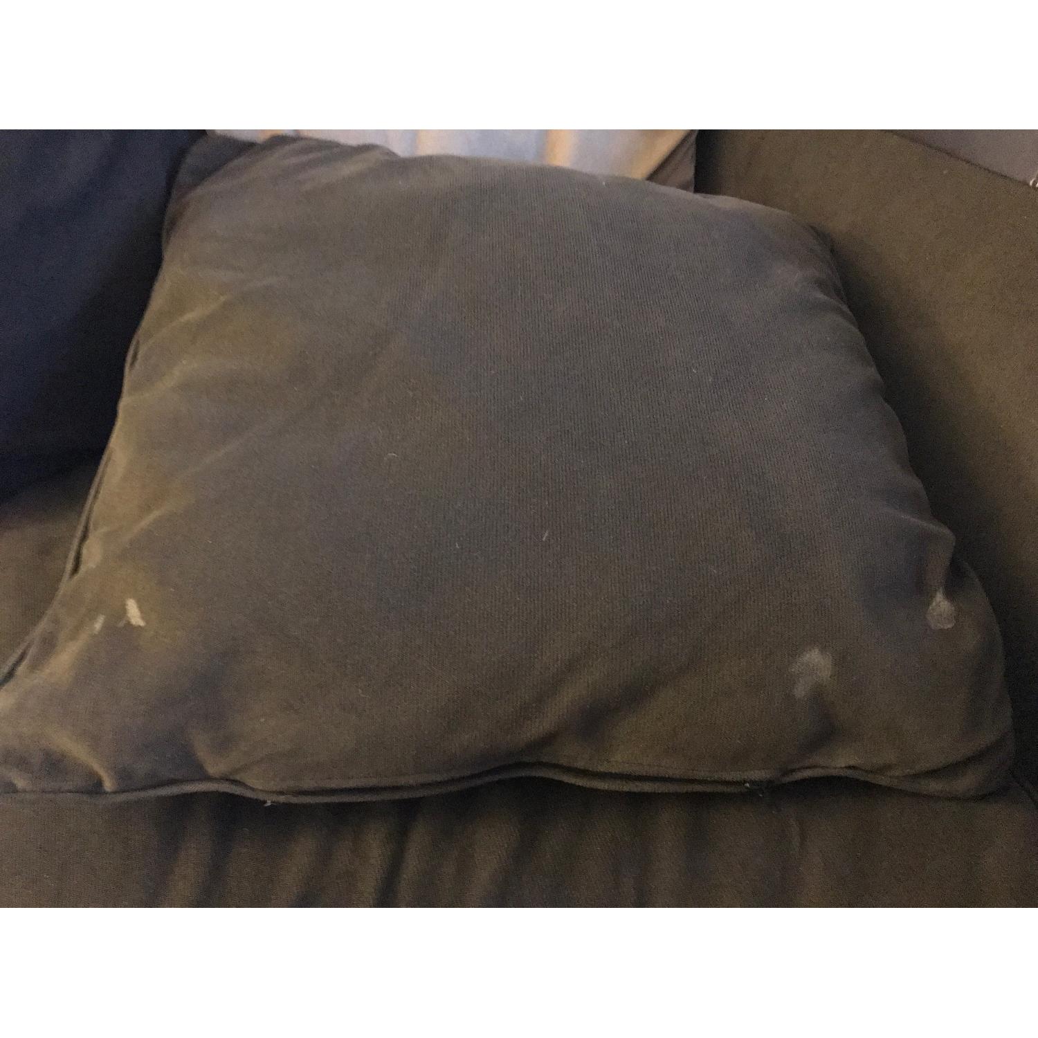 Brown Fabric Sectional Couch - image-3