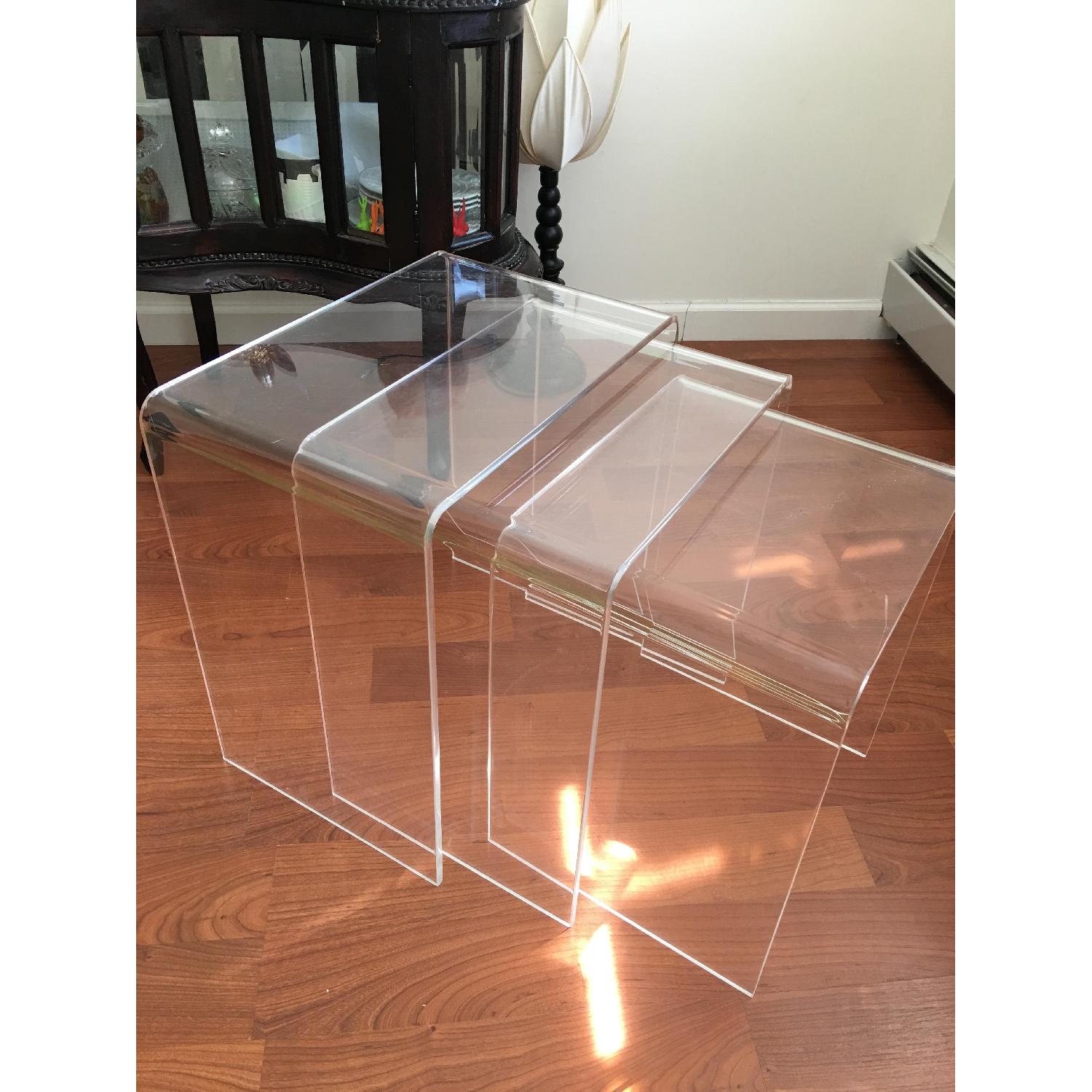CB2 Peekaboo Acrylic Nesting Tables - image-4