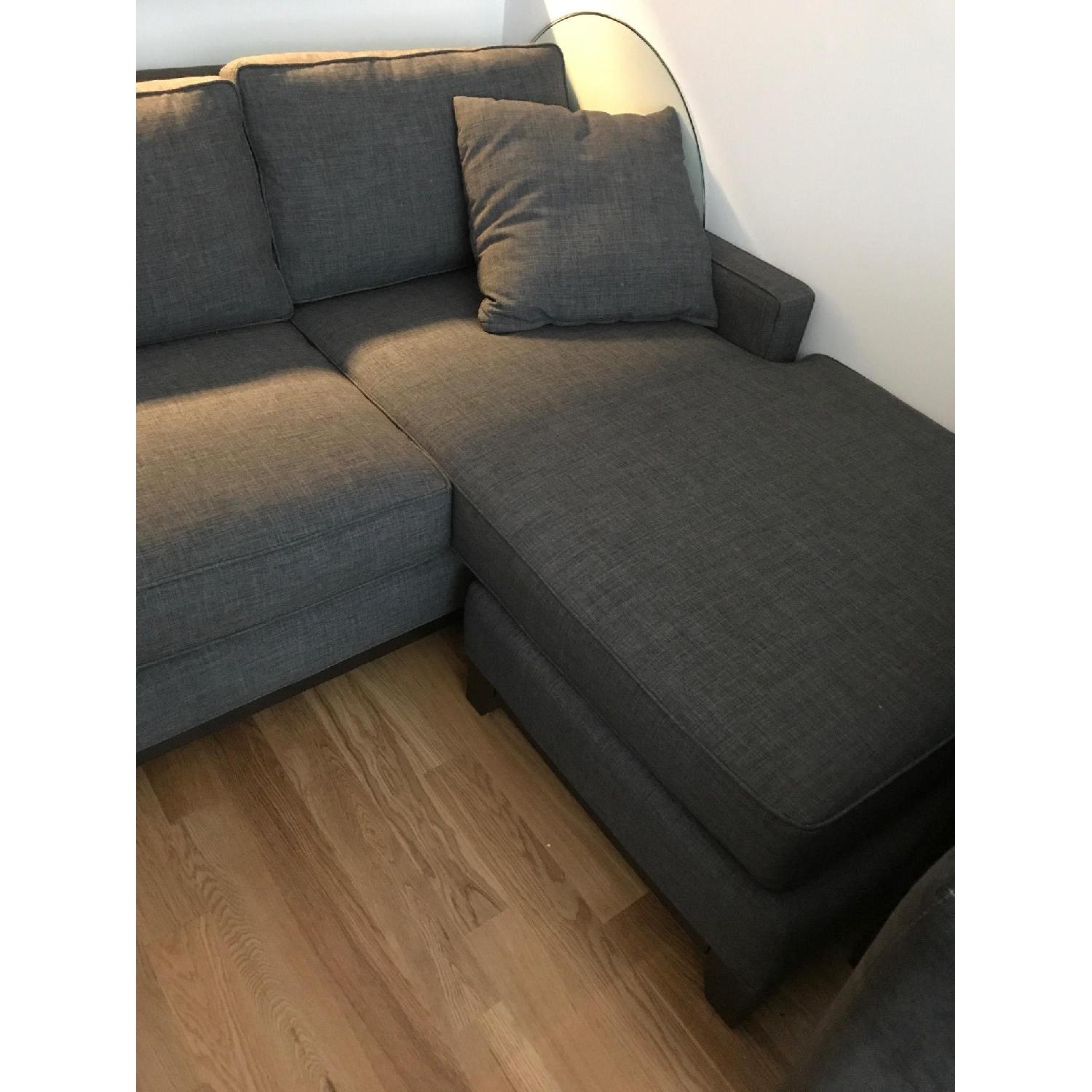 Macy's Sectional Sofa w/ Chaise - image-2