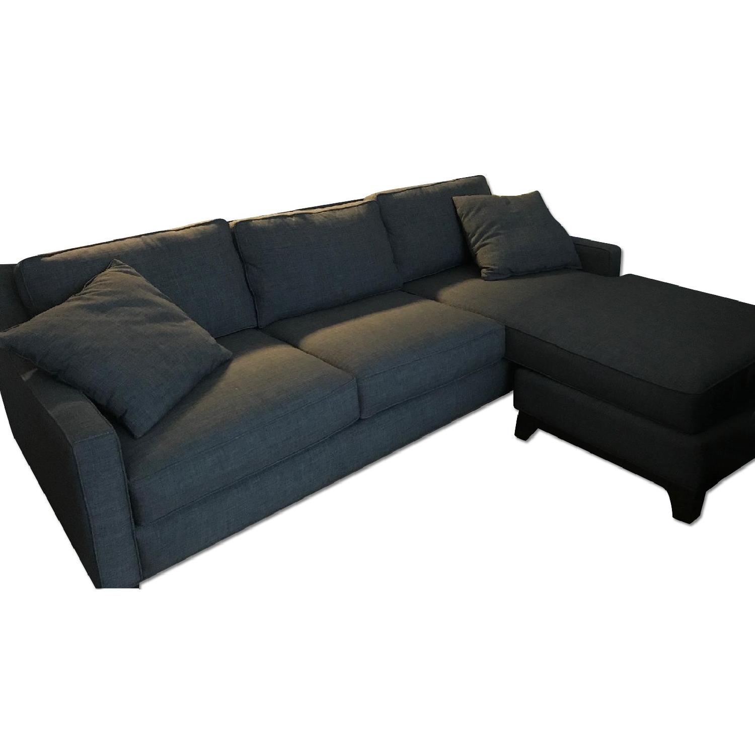 Macy's Sectional Sofa w/ Chaise - image-0