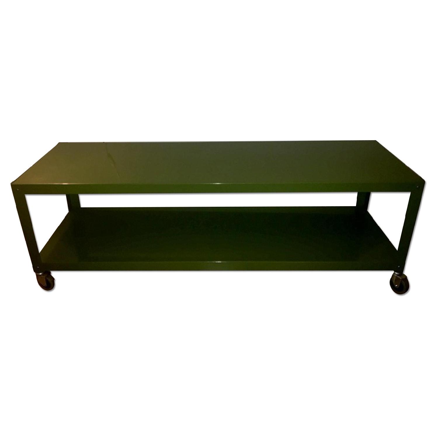 CB2 GoCart Rolling TV Stand/Coffee Table AptDeco
