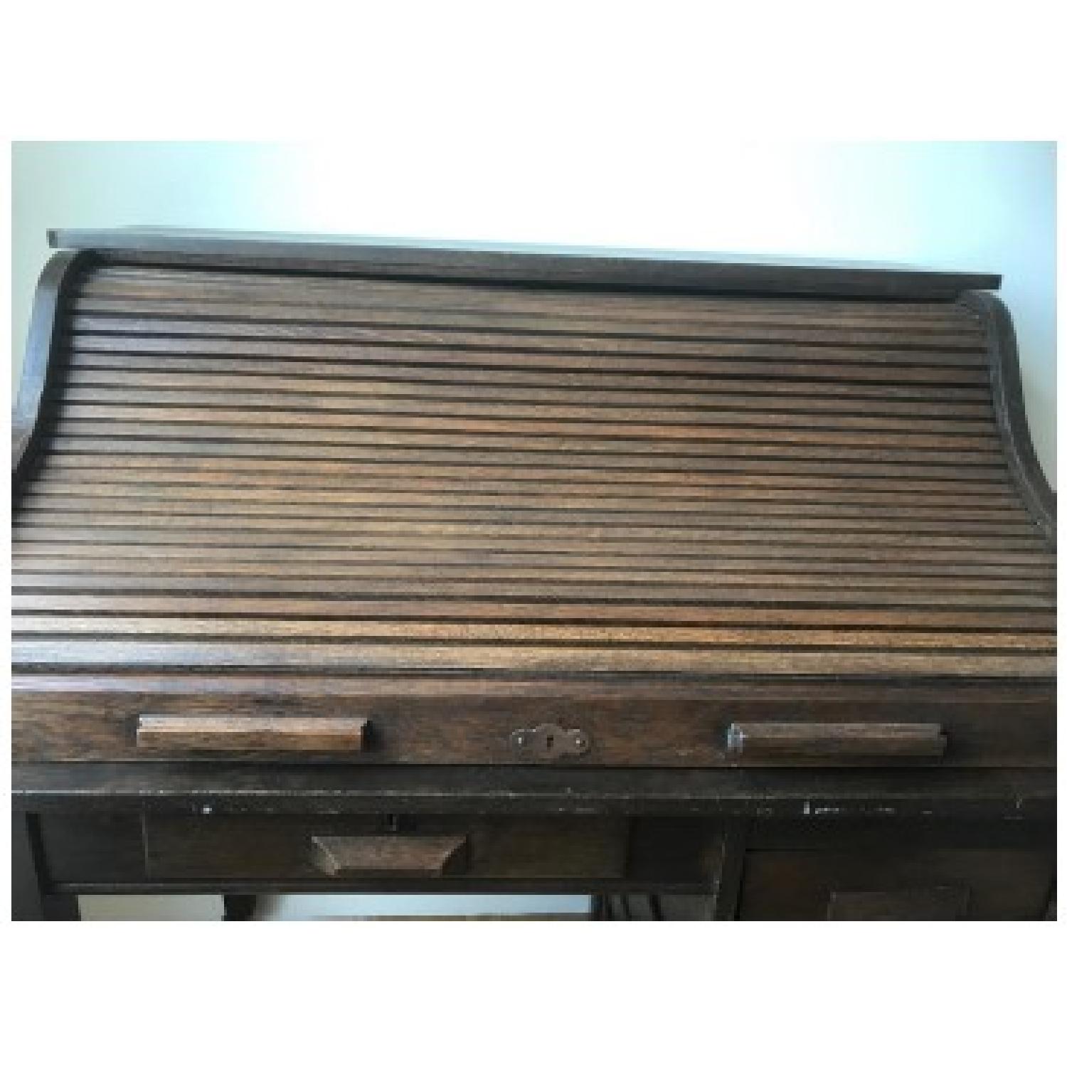 Rolltop Desk & Office Chair - image-1