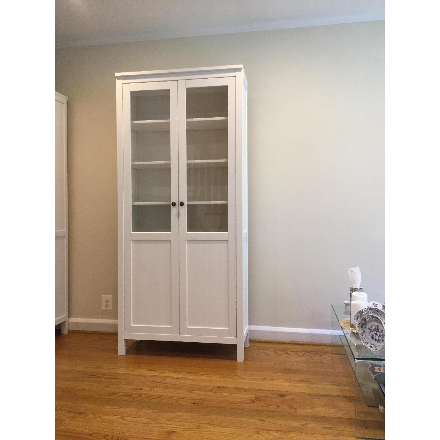 Ikea Hemnes Cabinet w/ Panel/Glass Door - image-7