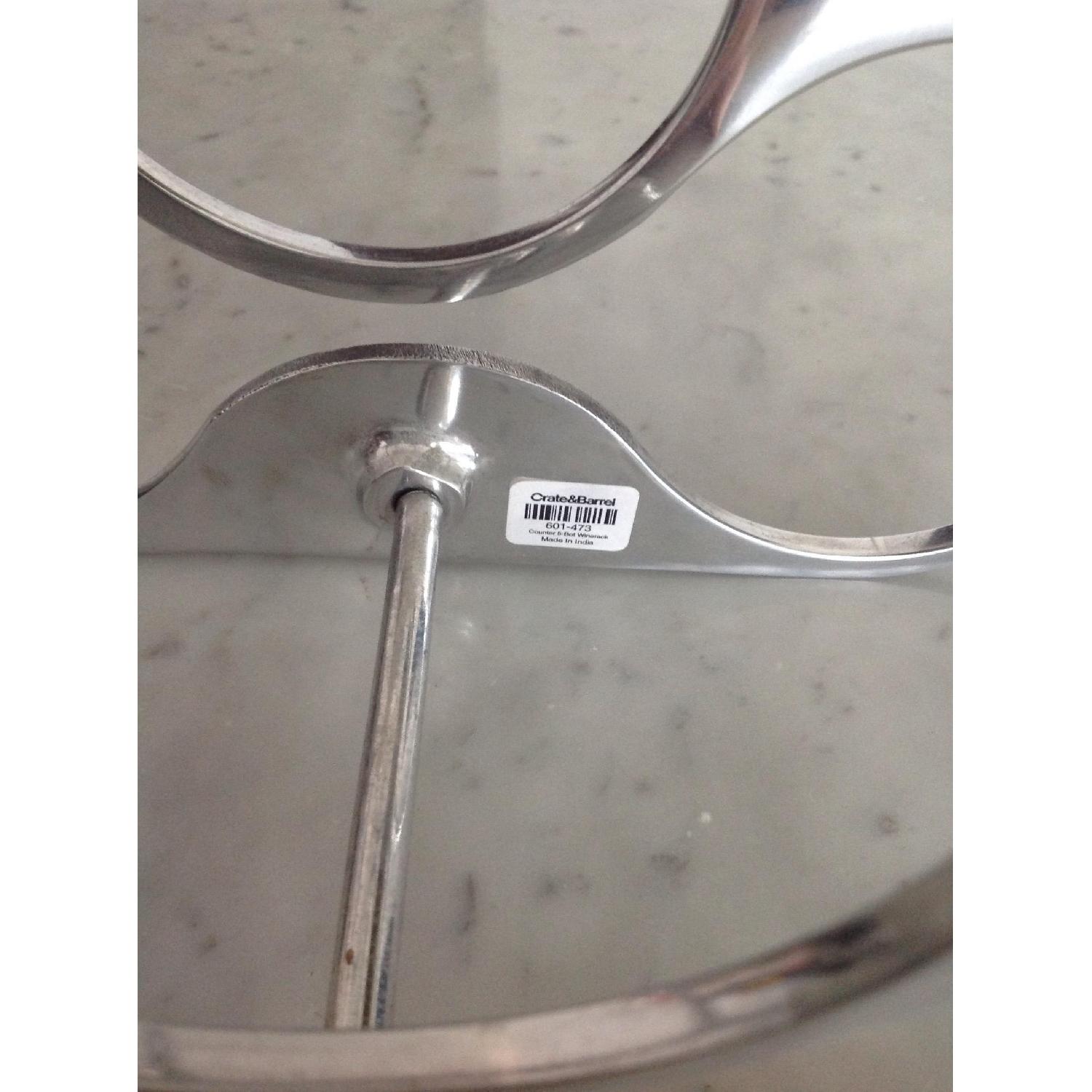 Crate & Barrel 5 Bottle Winerack - image-3