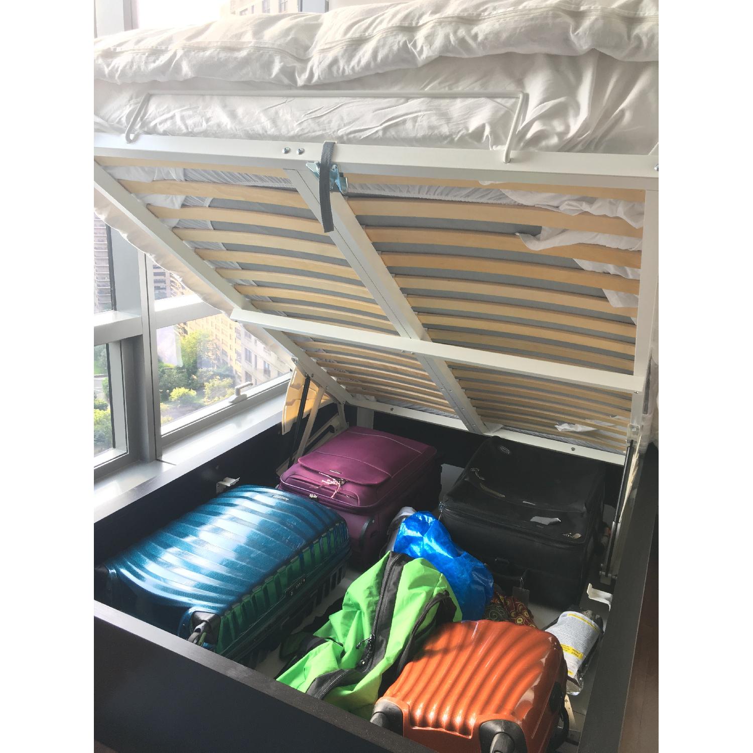 Ikea Malm Full Size Storage Bed Frame - image-2