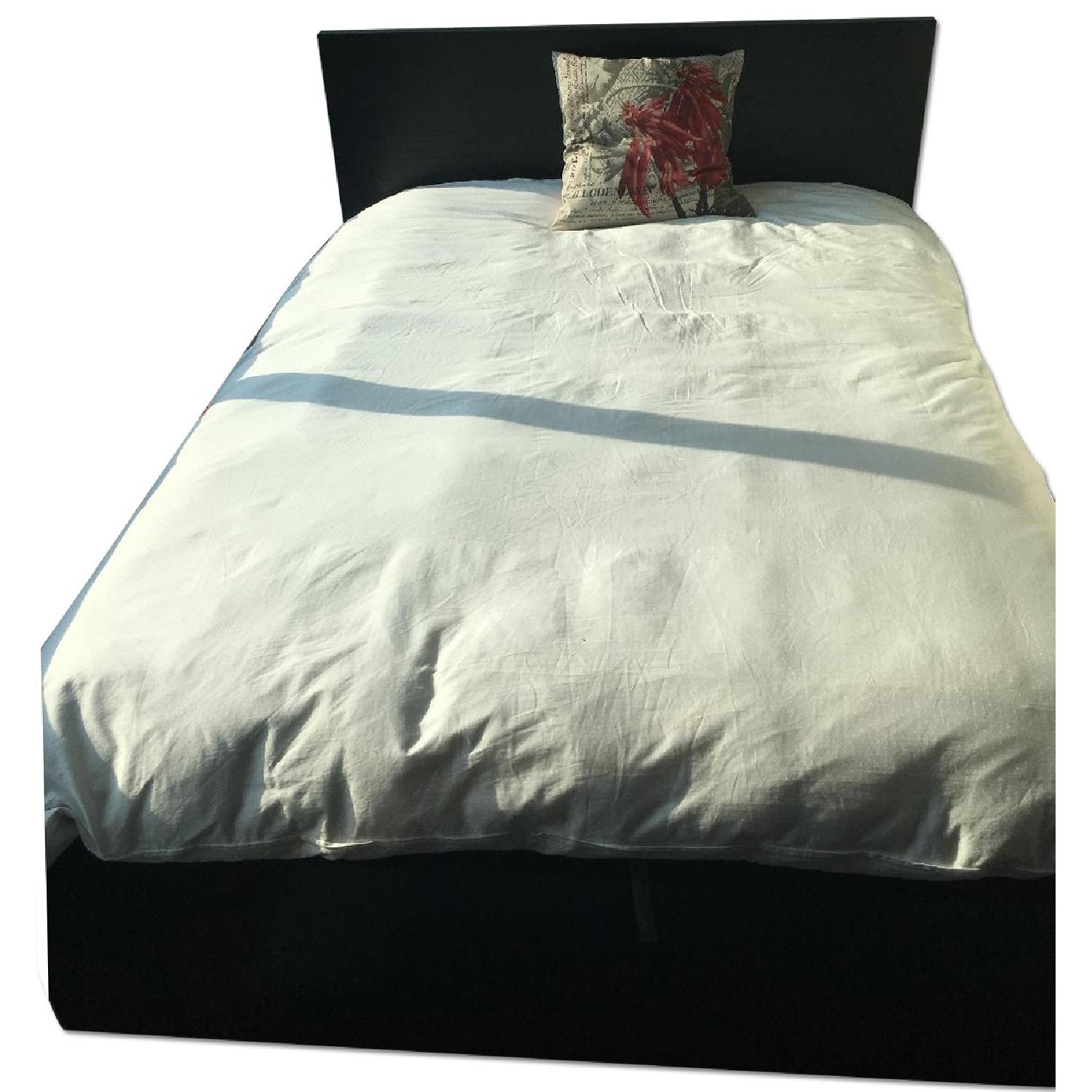 Ikea Malm Full Size Storage Bed Frame - image-0