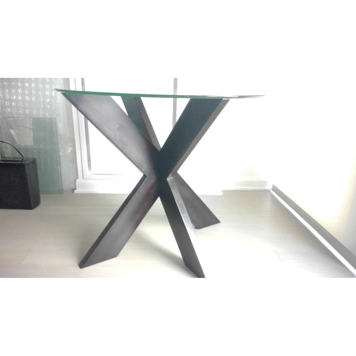 Pier 1 Round Dining Table w/ 4 Dining Chairs - image-6