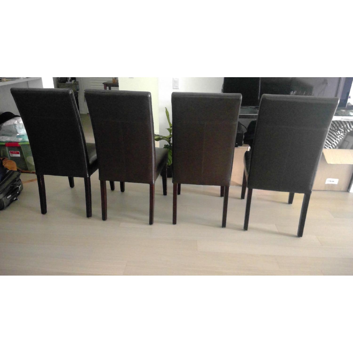 Pier 1 Round Dining Table w/ 4 Dining Chairs - image-11