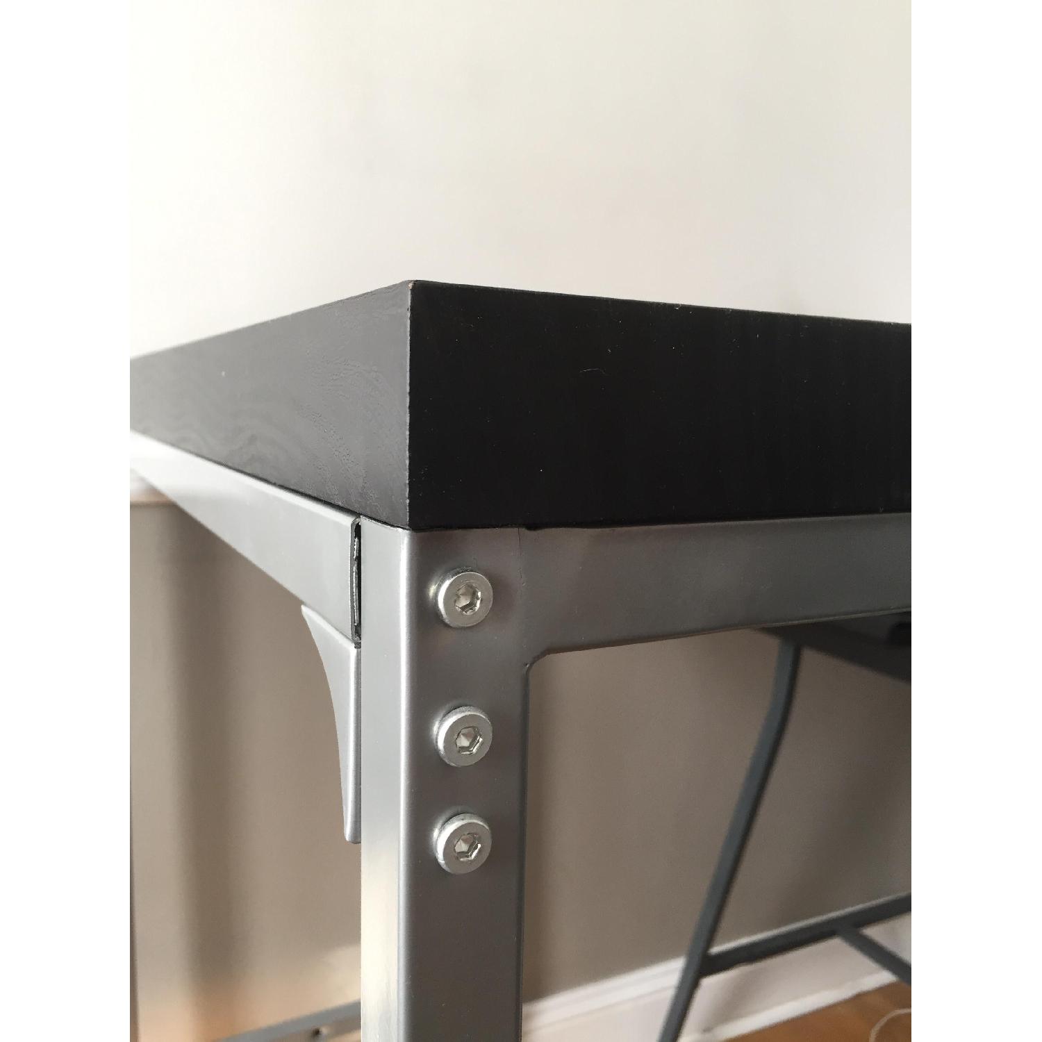 Modern Black Wood Standing Desk - image-4