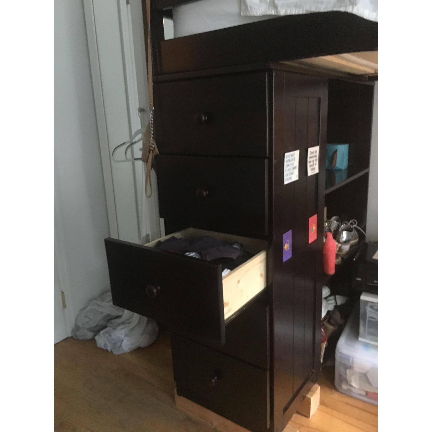 Canwood Mountaineer Espresso Twin Loft Bed w/ Storage Tower  - image-5