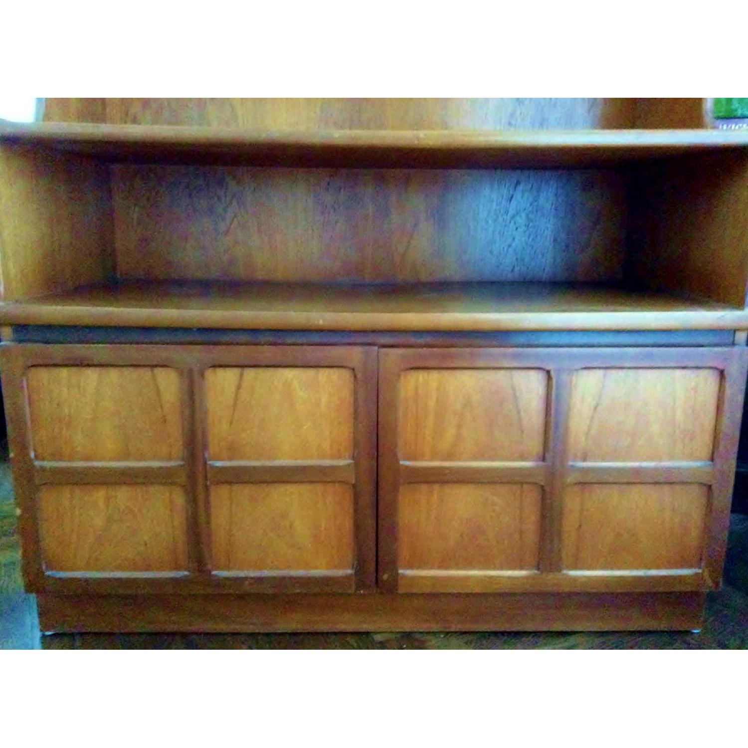 Danish Mid-Century Modern Solid Teak Bookcase - image-4