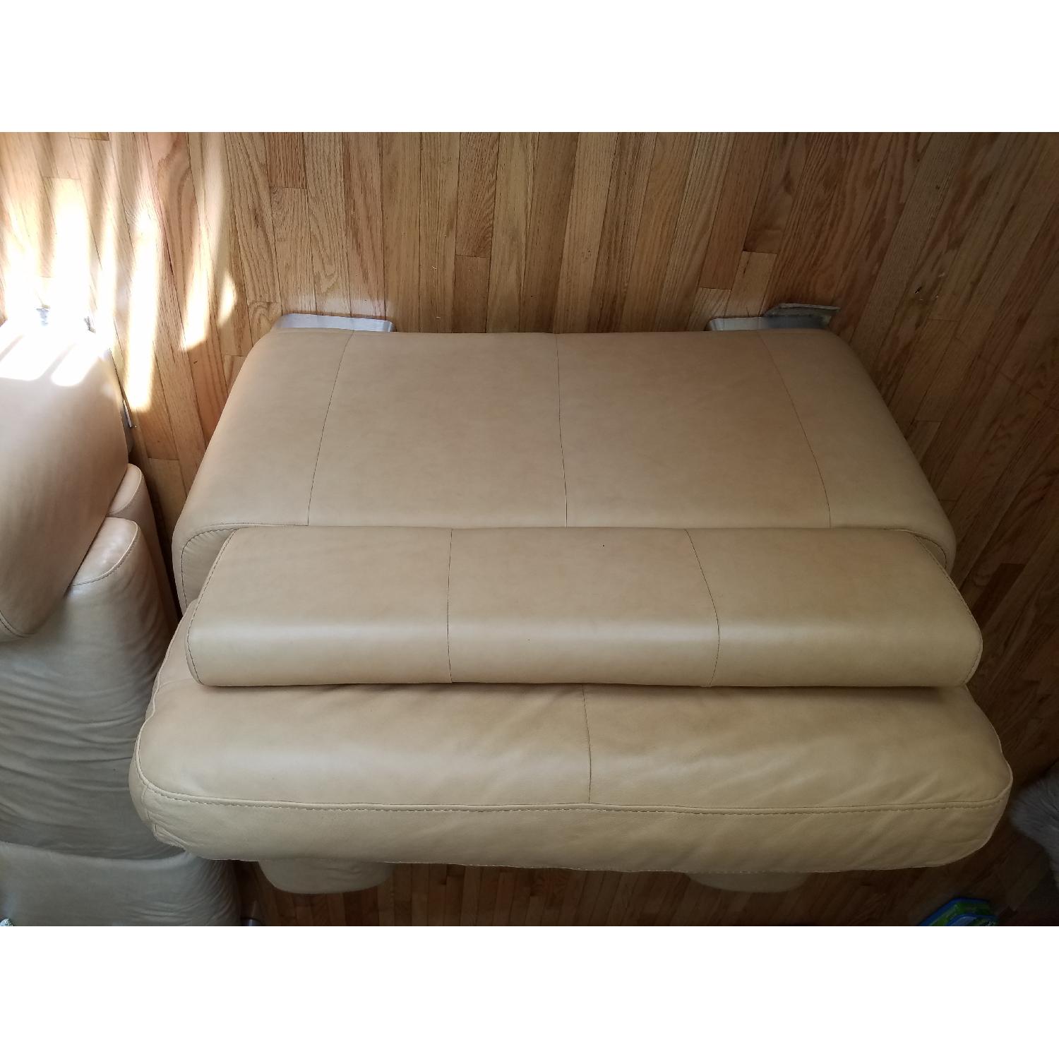 Incanto Italian Made Leather Sofa + 2 Chairs - image-4