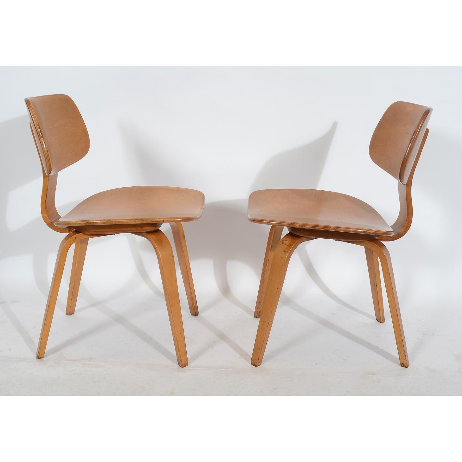 Thonet Mid Century Modern Bent Wood Chairs - image-1