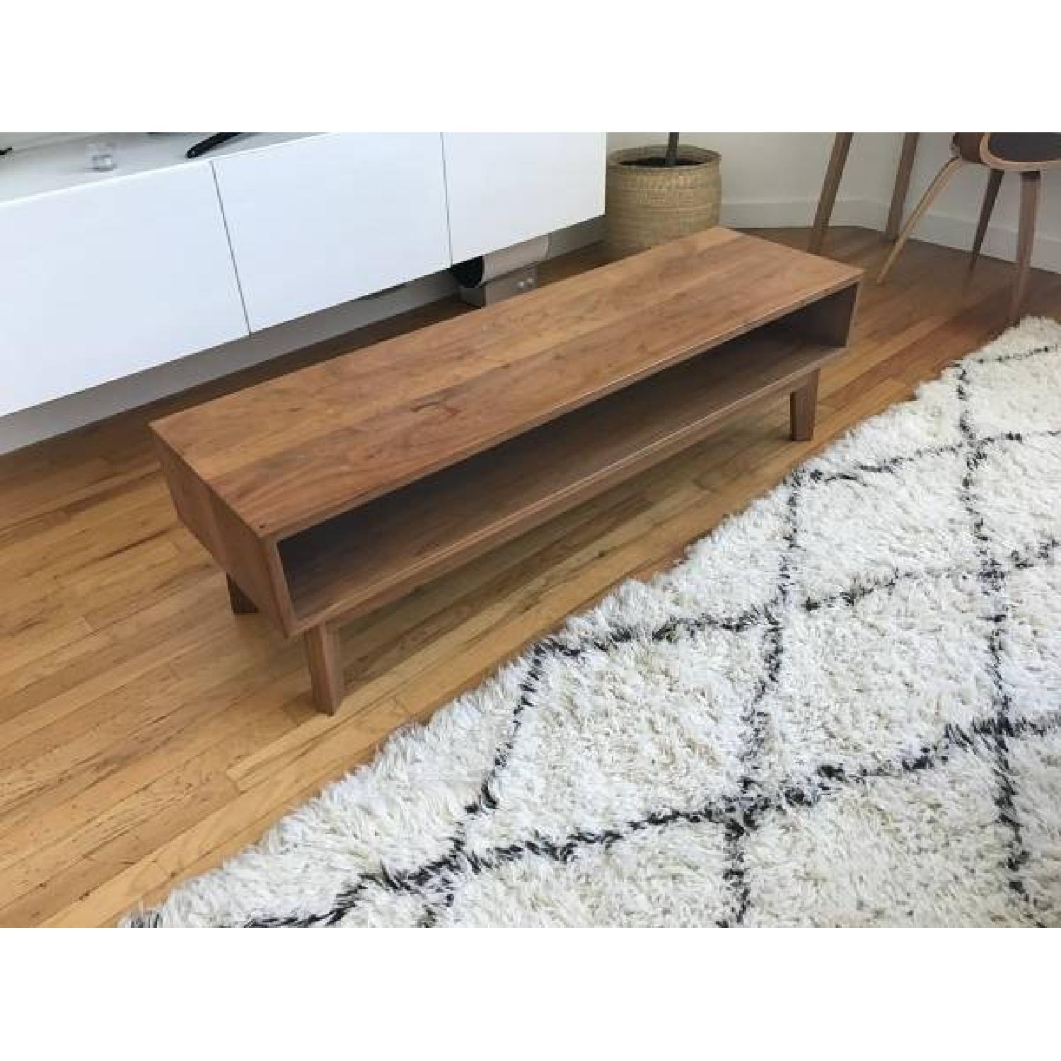 Custom Mid Century Modern Walnut Coffee Table - image-1