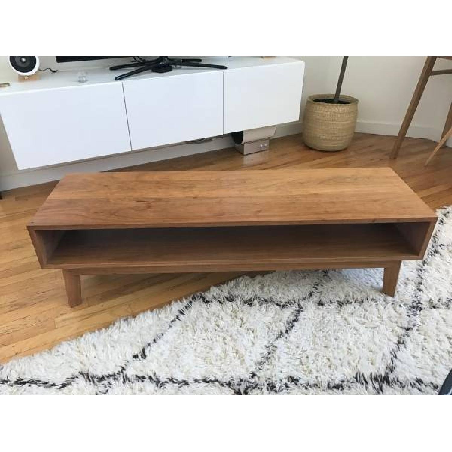 Custom Mid Century Modern Walnut Coffee Table - image-2
