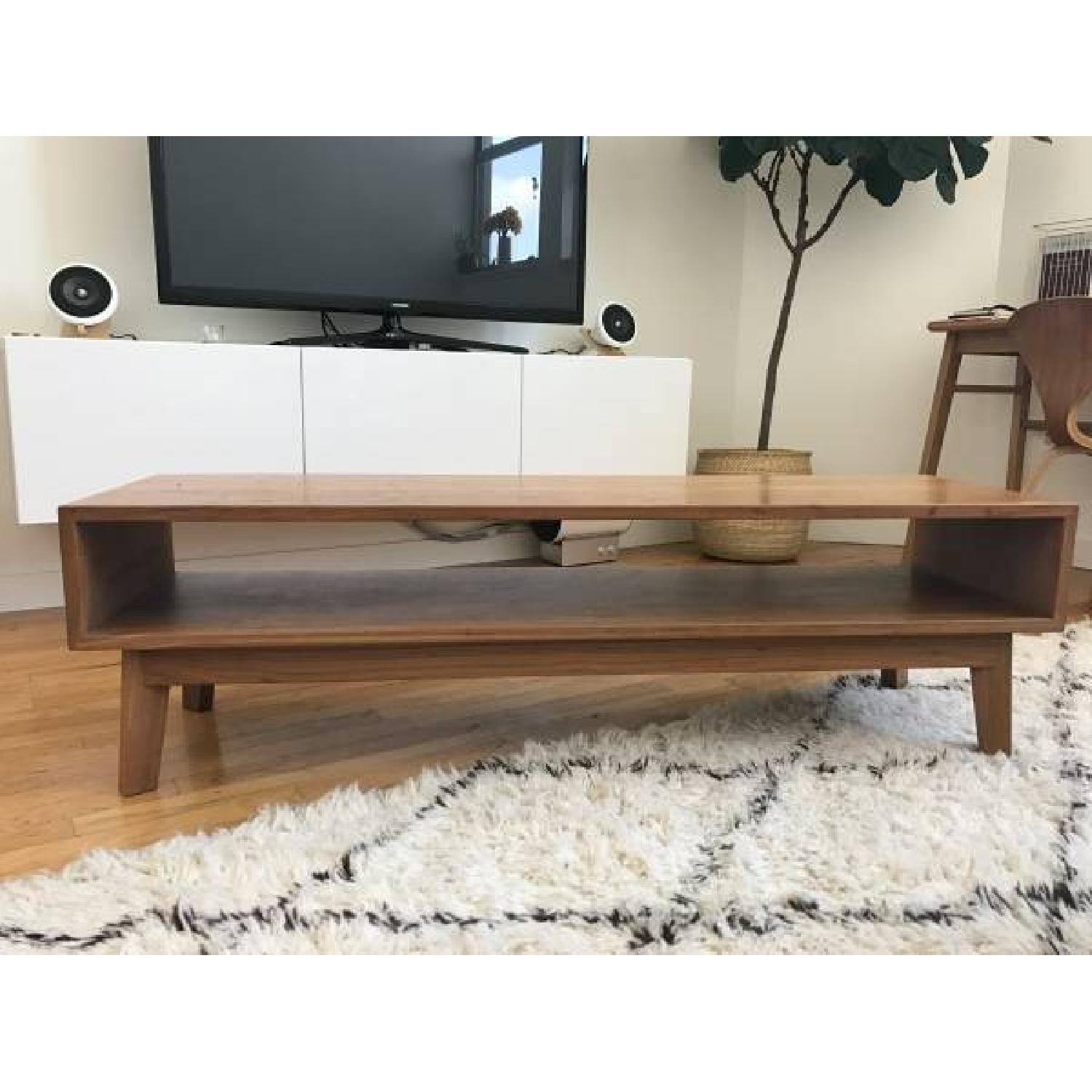 Custom Mid Century Modern Walnut Coffee Table - image-3